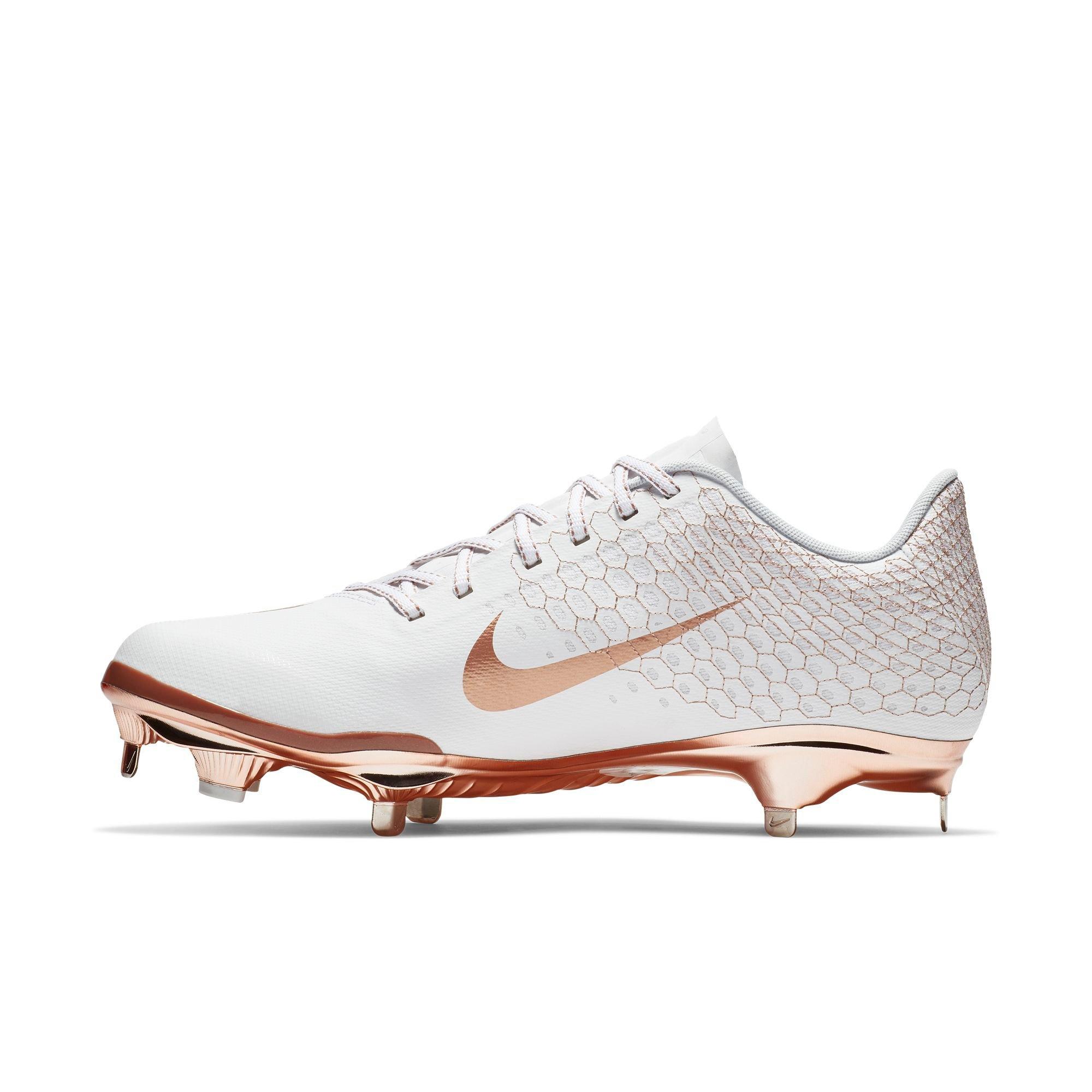 nike rose gold baseball cleats