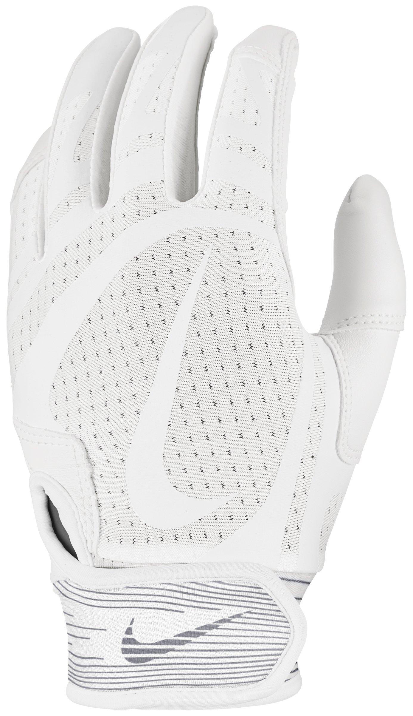 white nike batting gloves