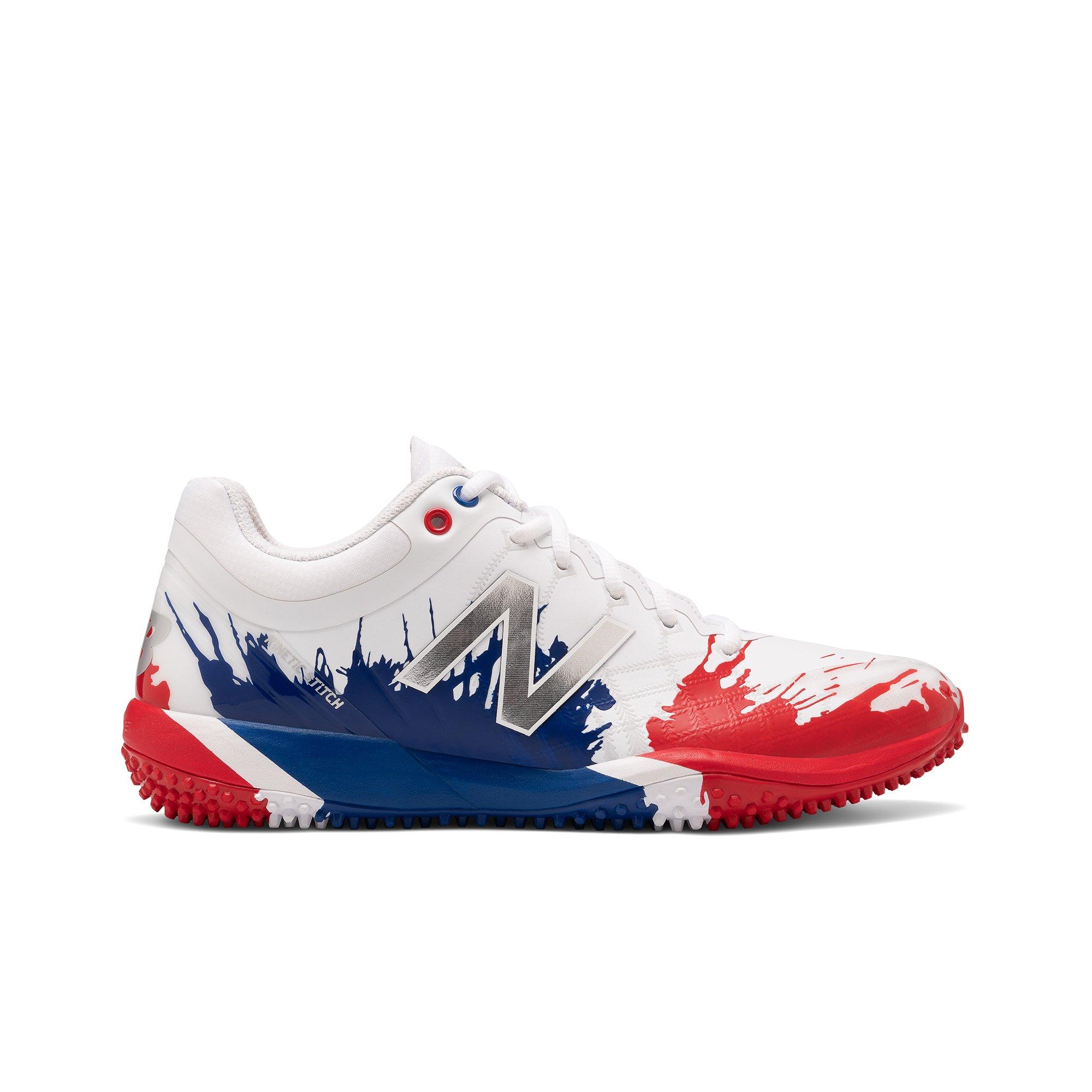 red new balance baseball cleats