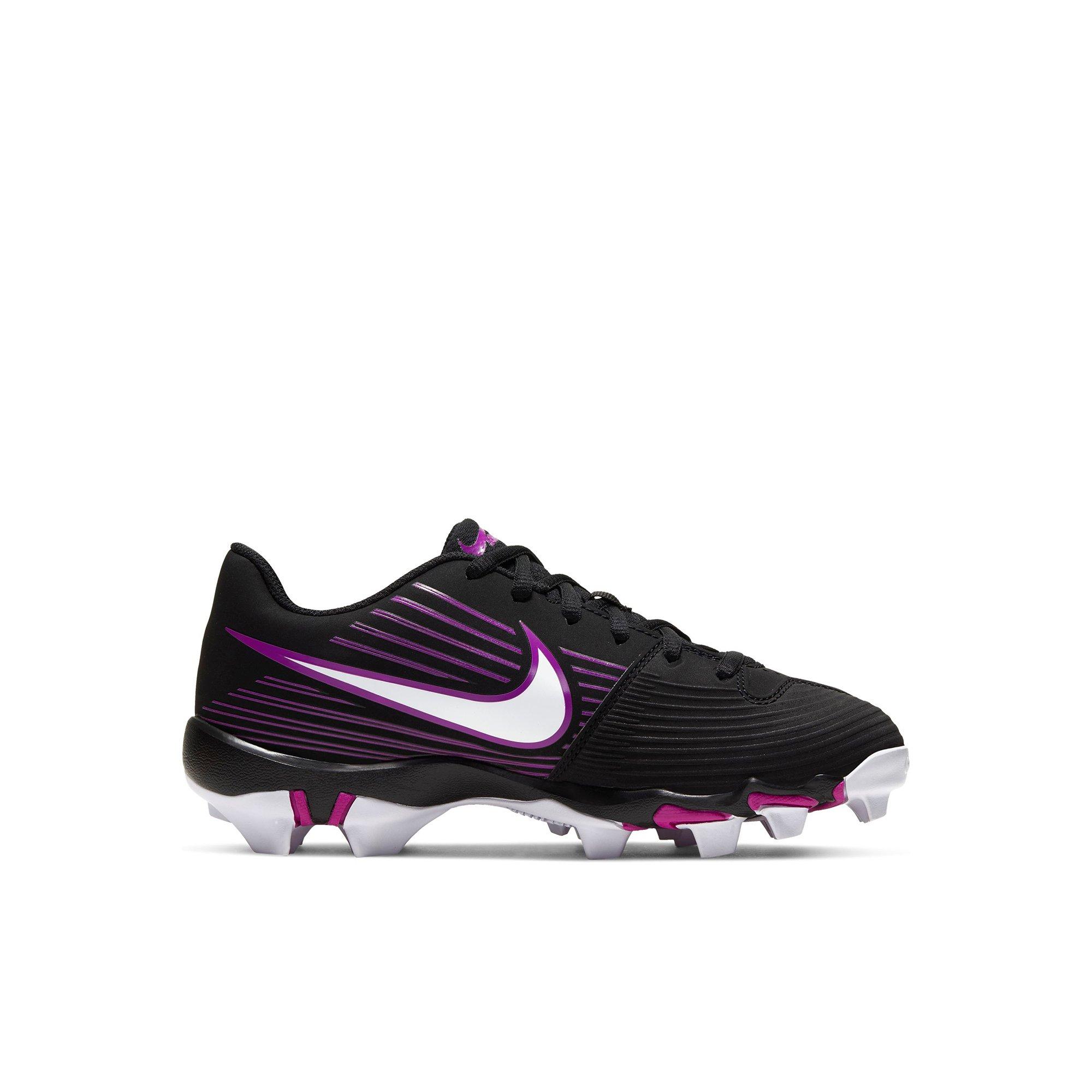 girls pink baseball cleats