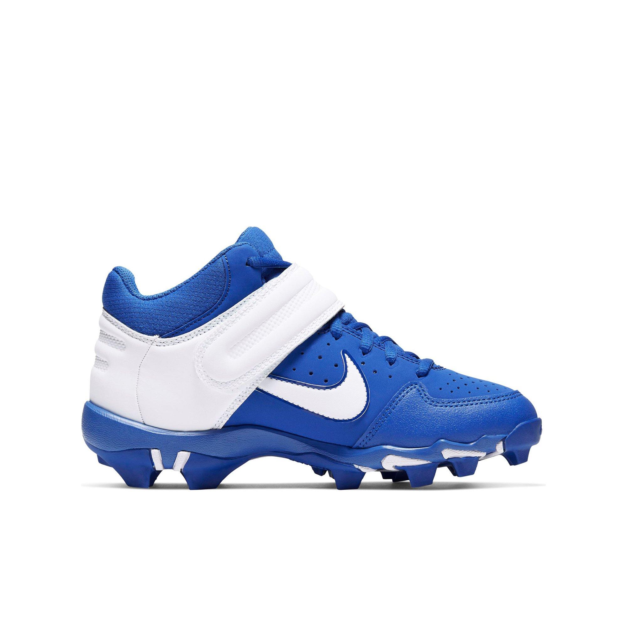 youth baseball cleats red white and blue