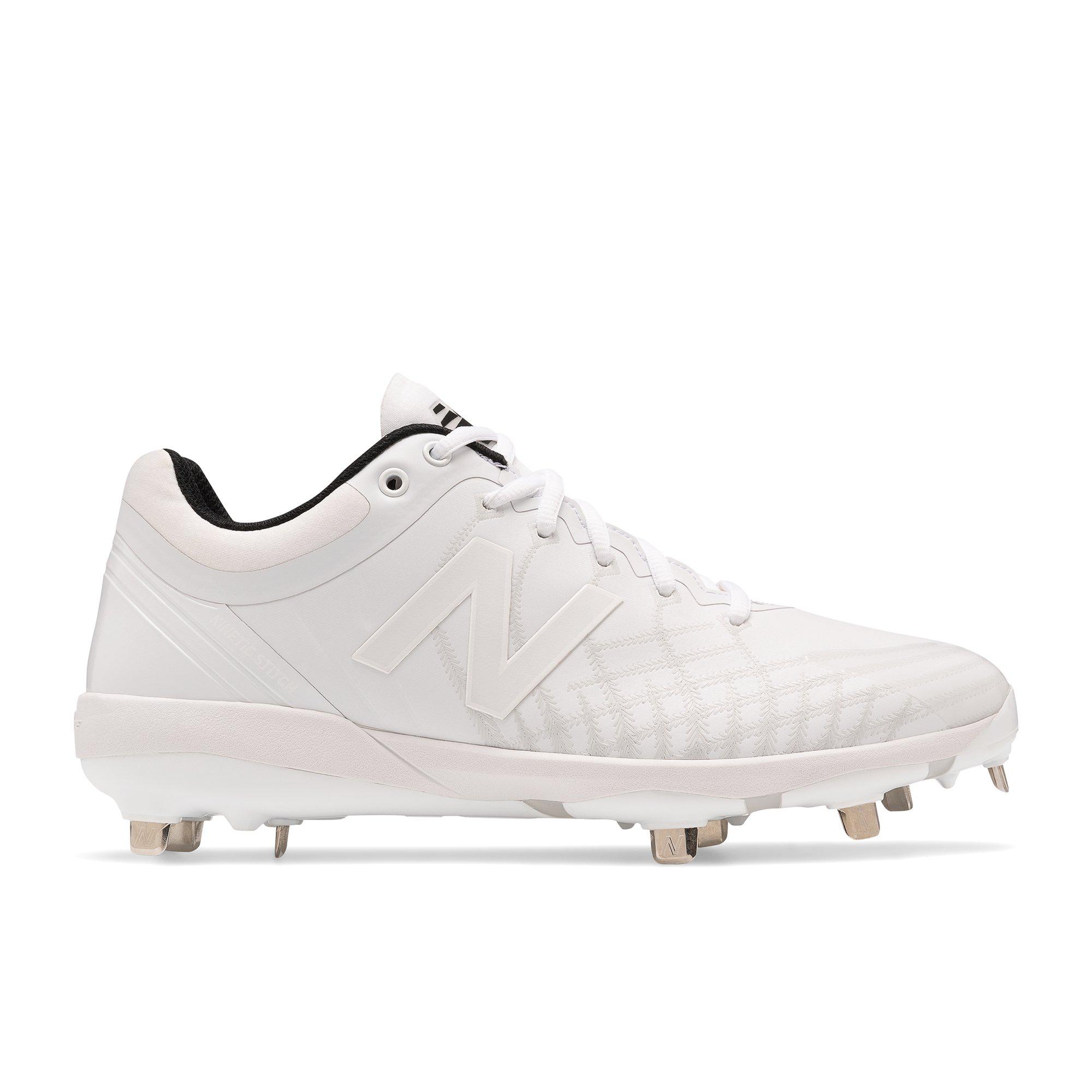 all white new balance cleats soccer