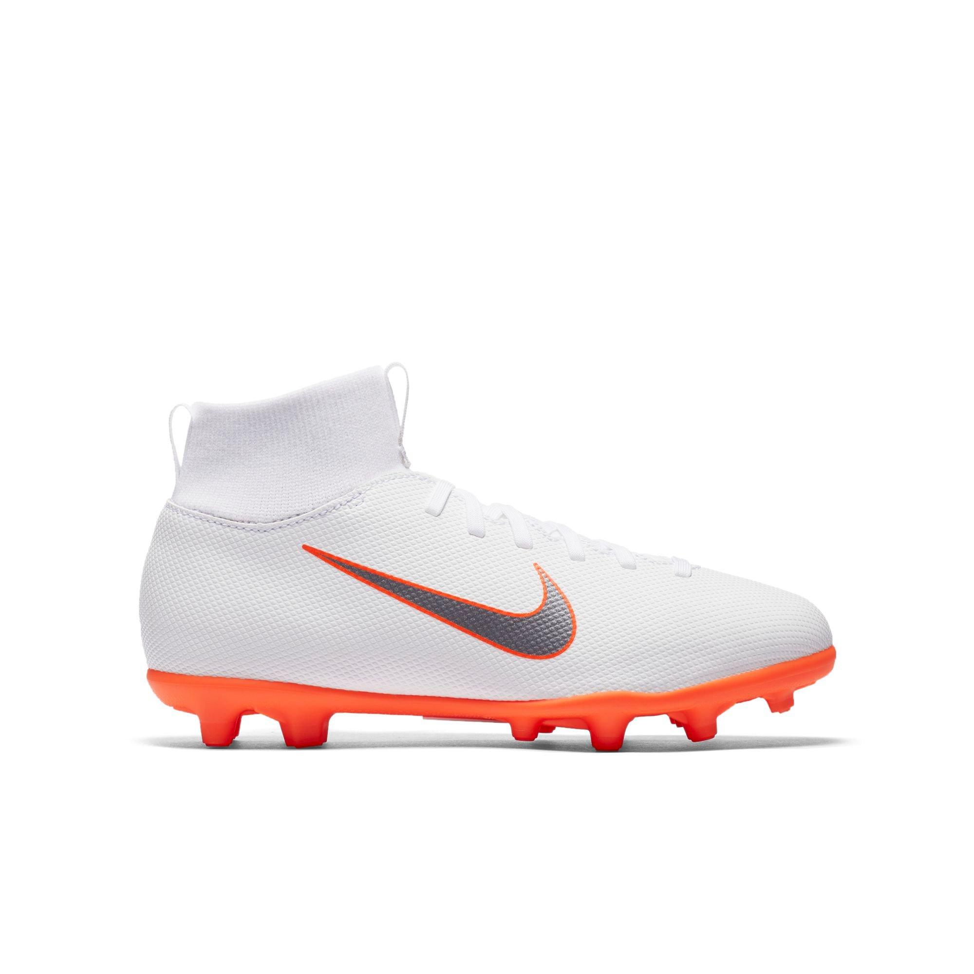 orange kids soccer cleats