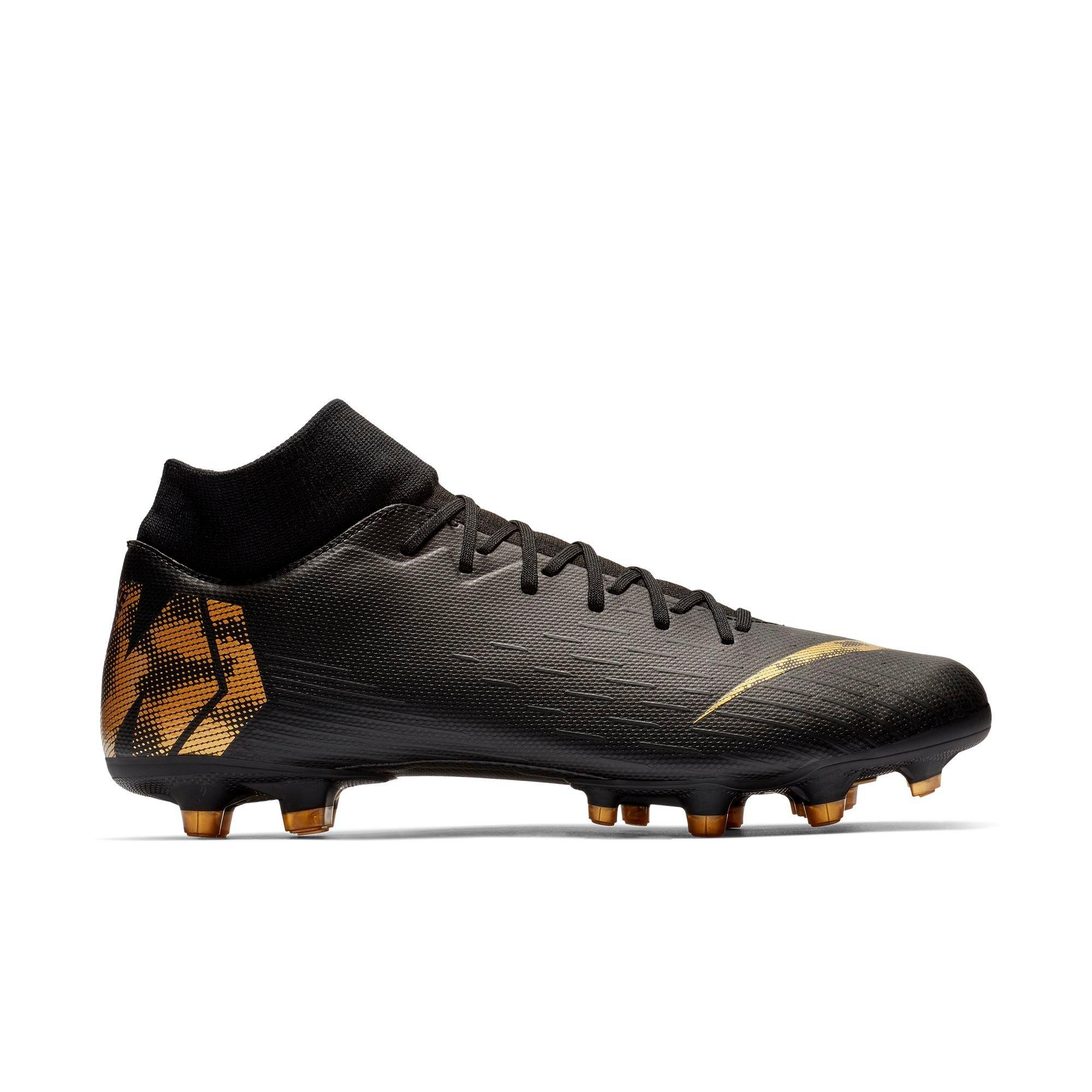 black and gold nike soccer cleats