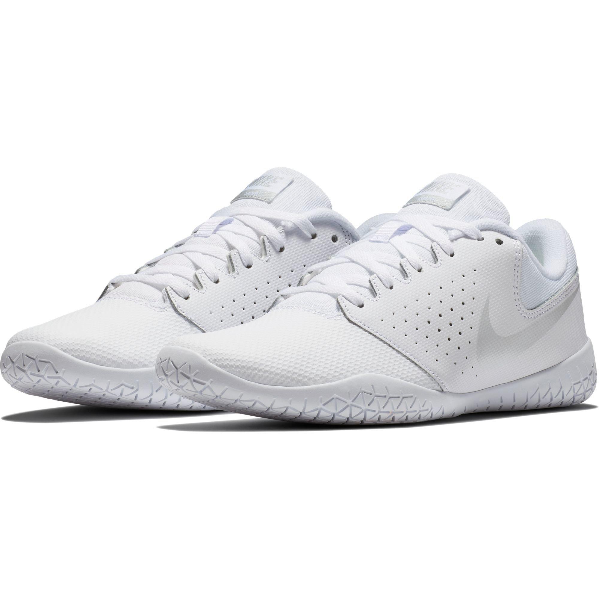 white nike sideline cheer shoes