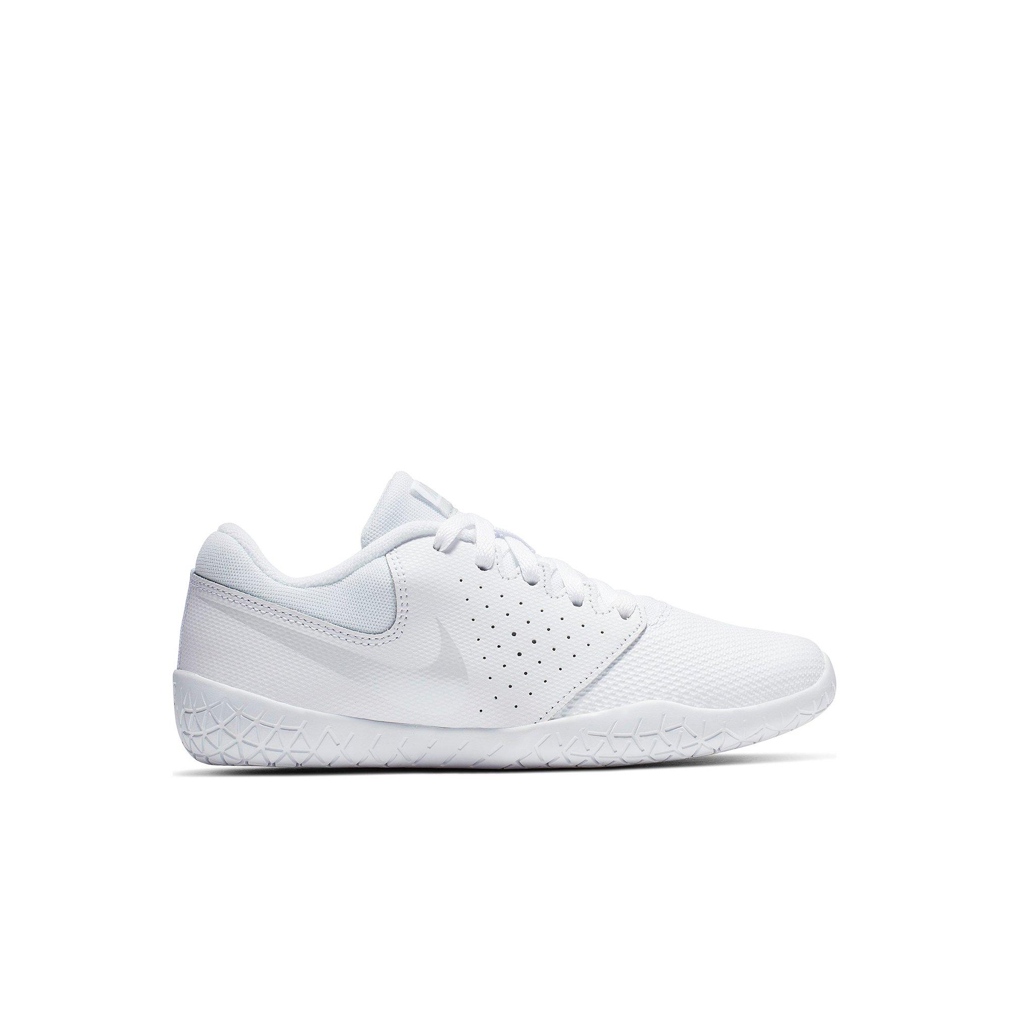 white nike sideline cheer shoes