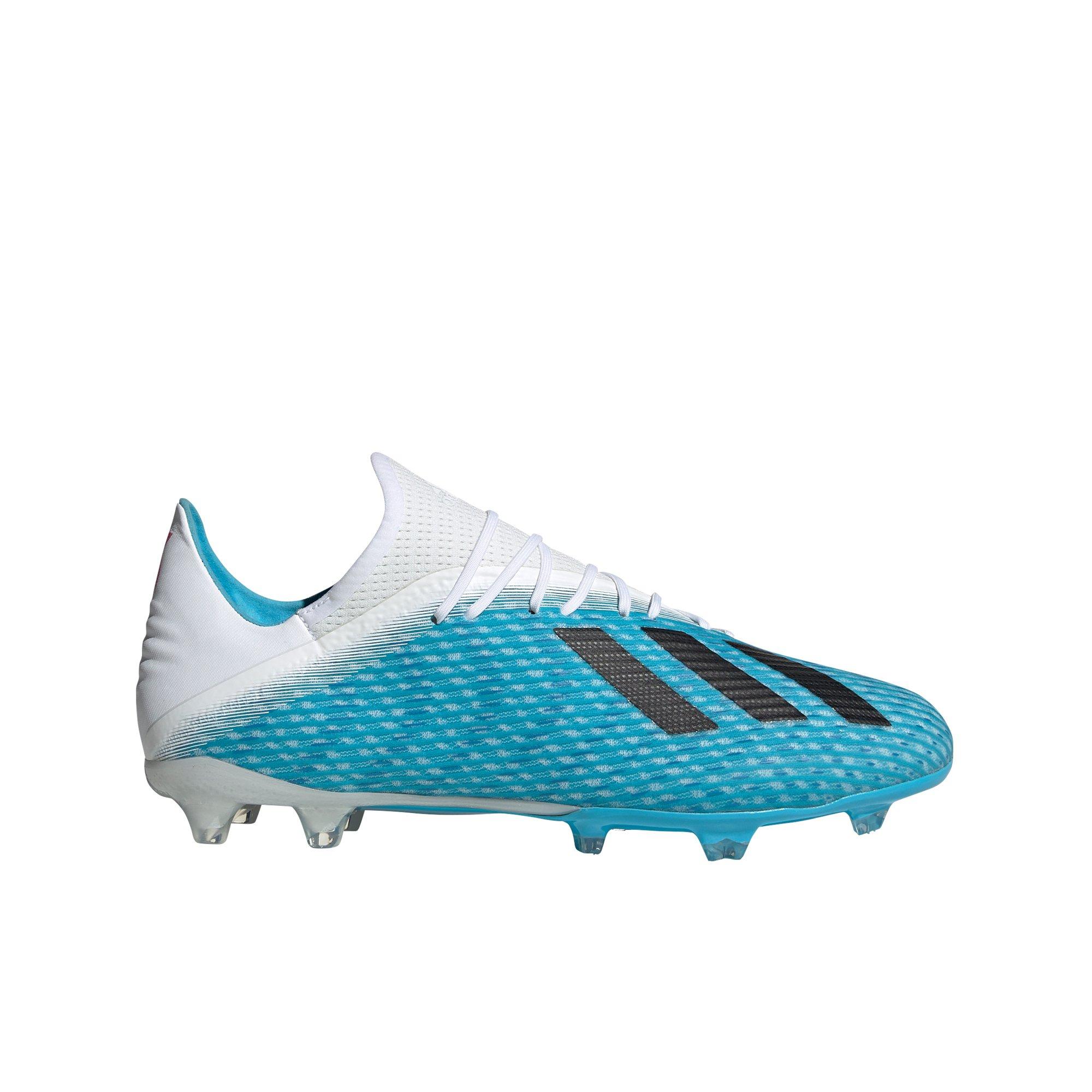 light blue adidas soccer cleats