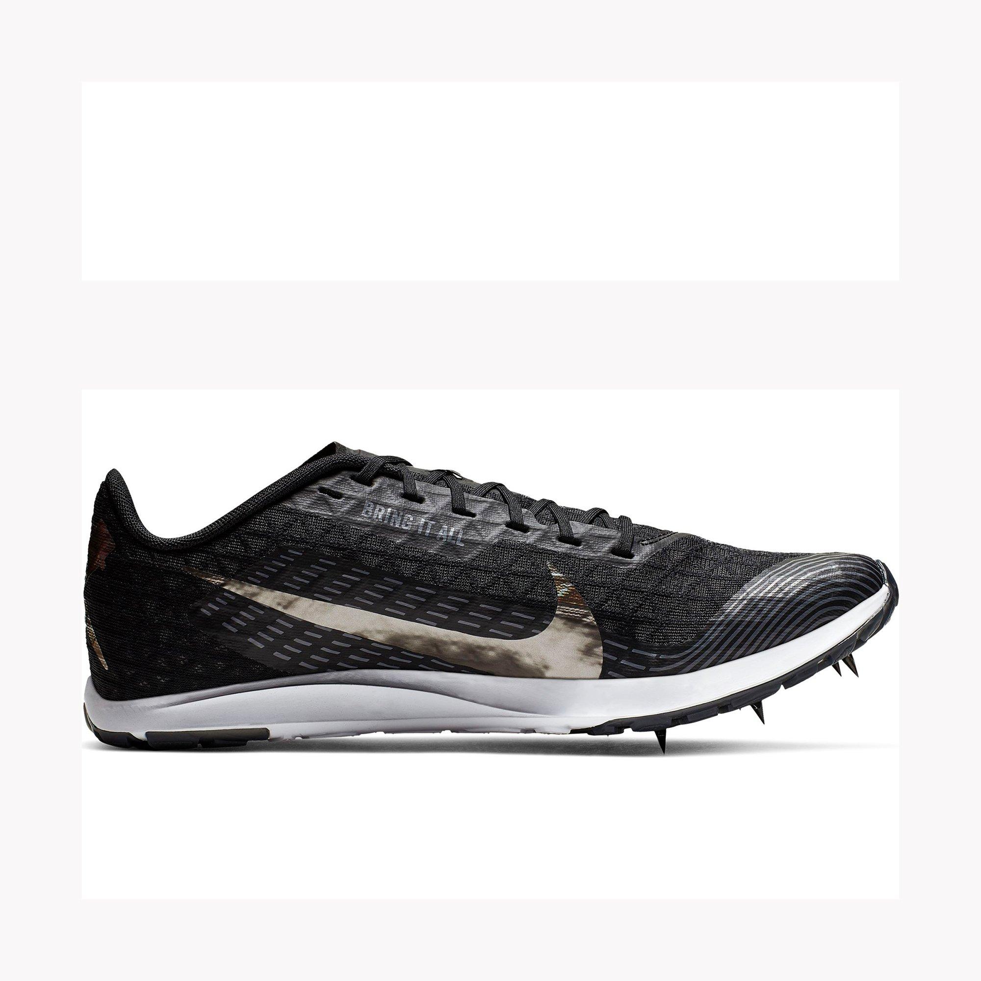 silver track shoes