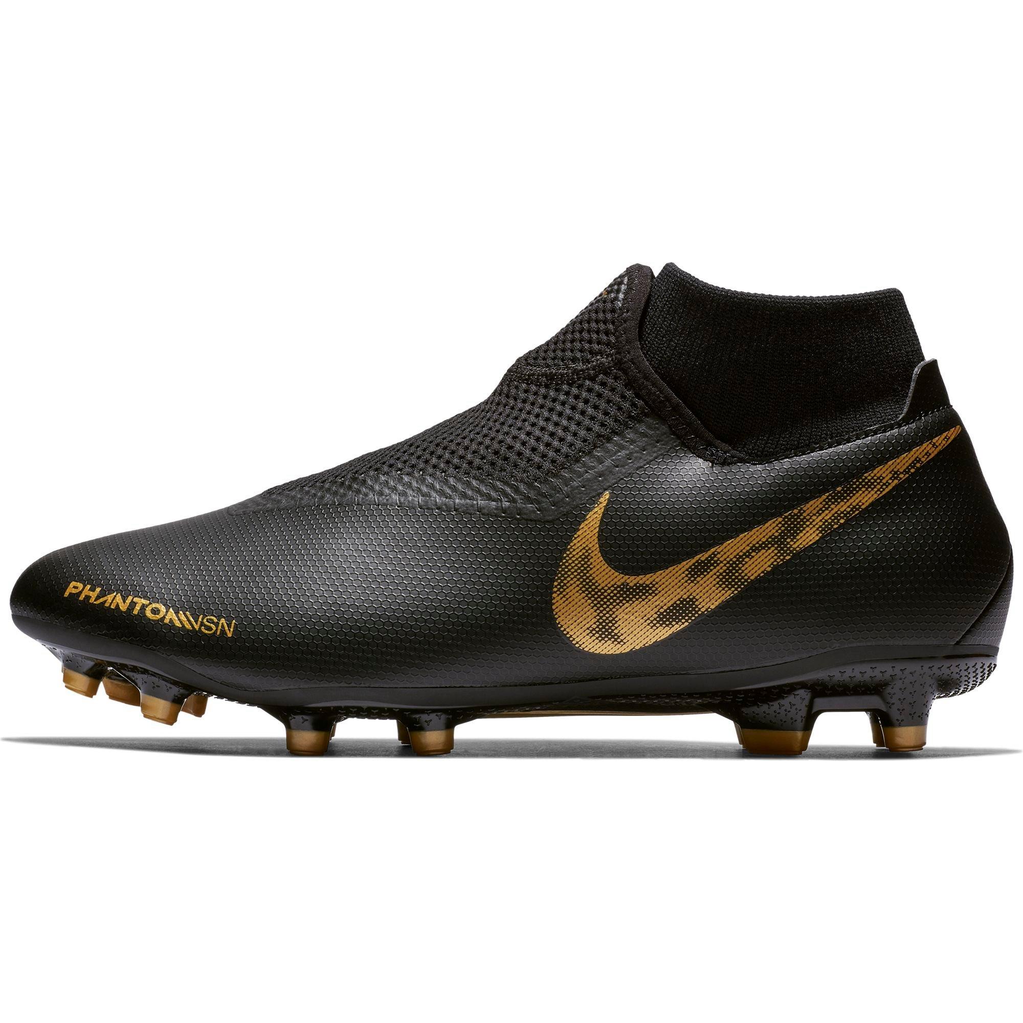 nike phantom vision black and gold