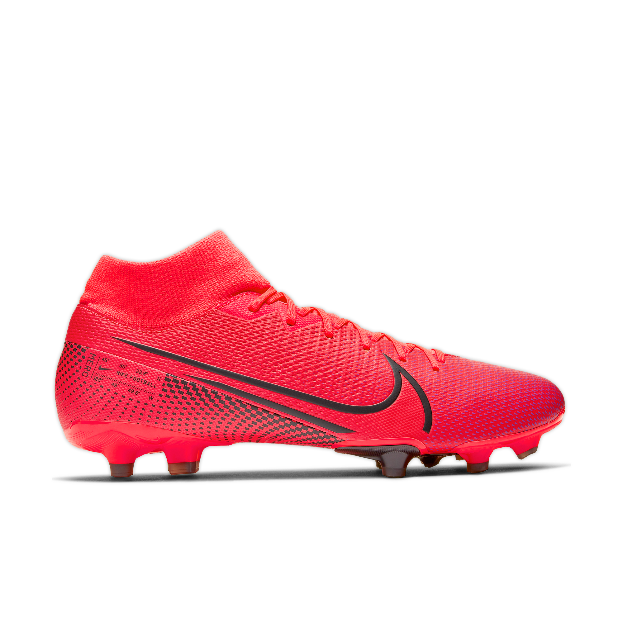 red nike soccer boots