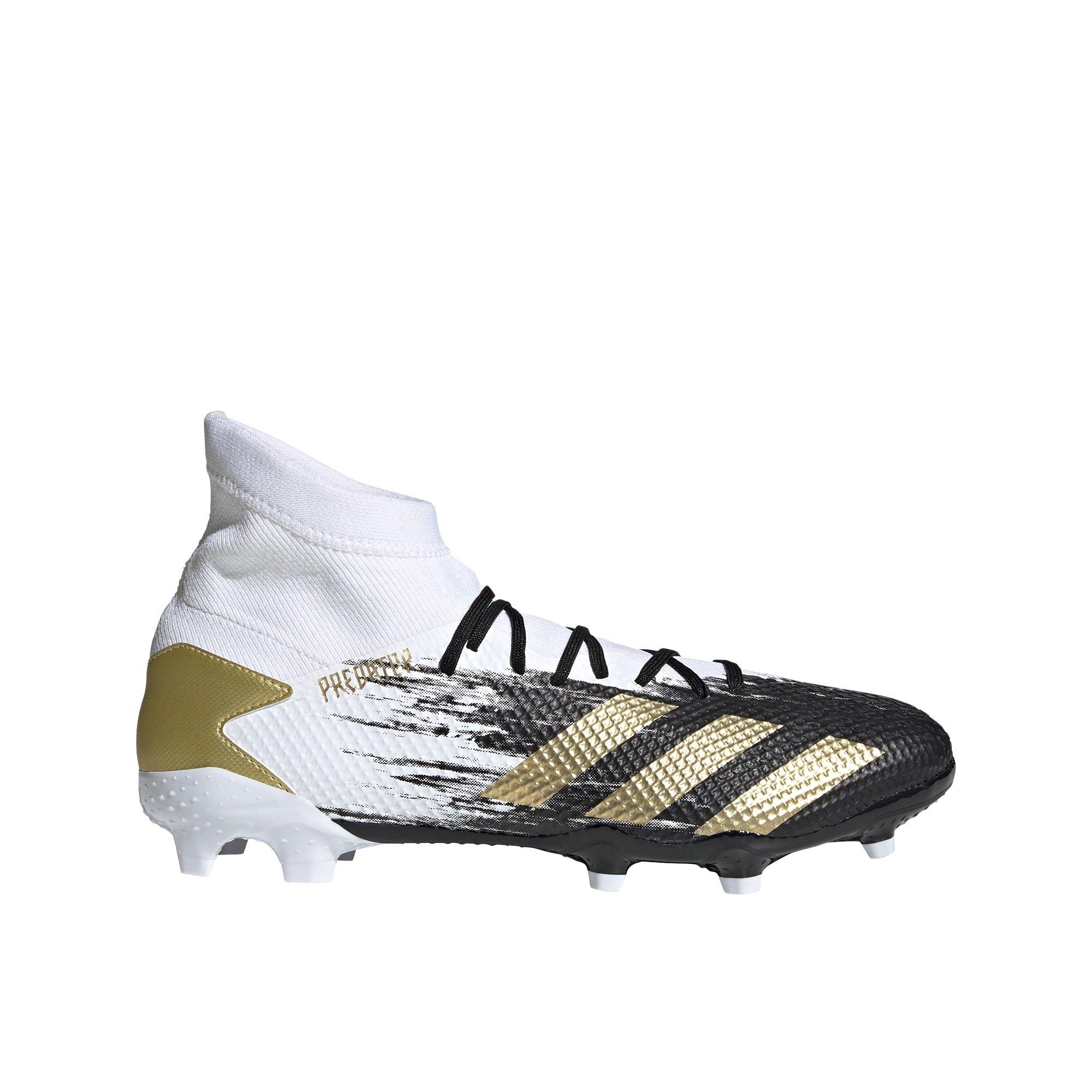 white predator cleats