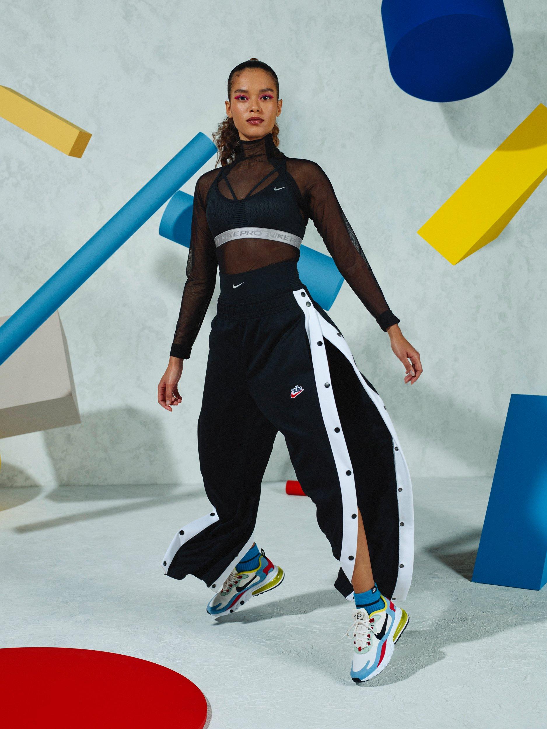 nike air max 270 react women's outfit