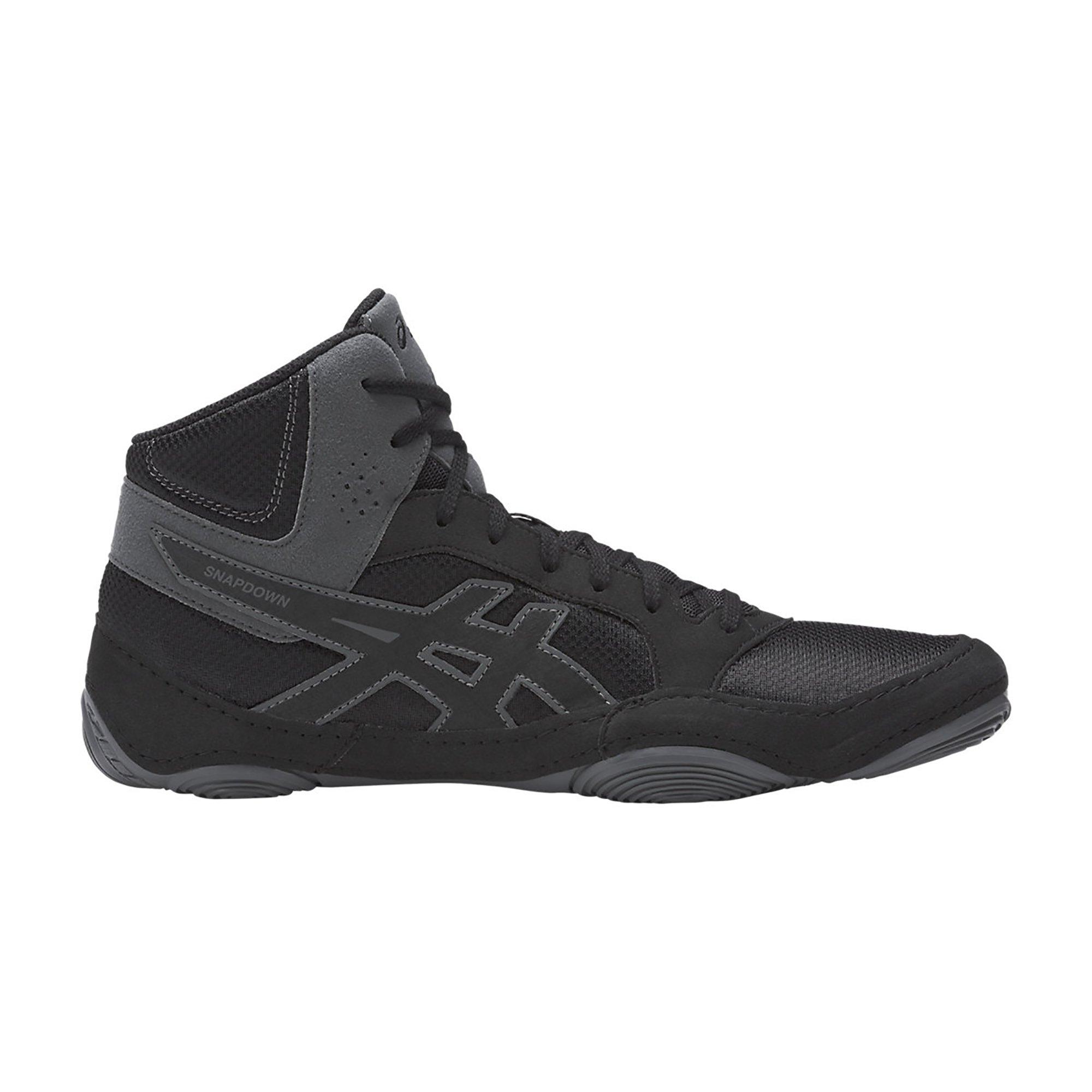 black asics wrestling shoes