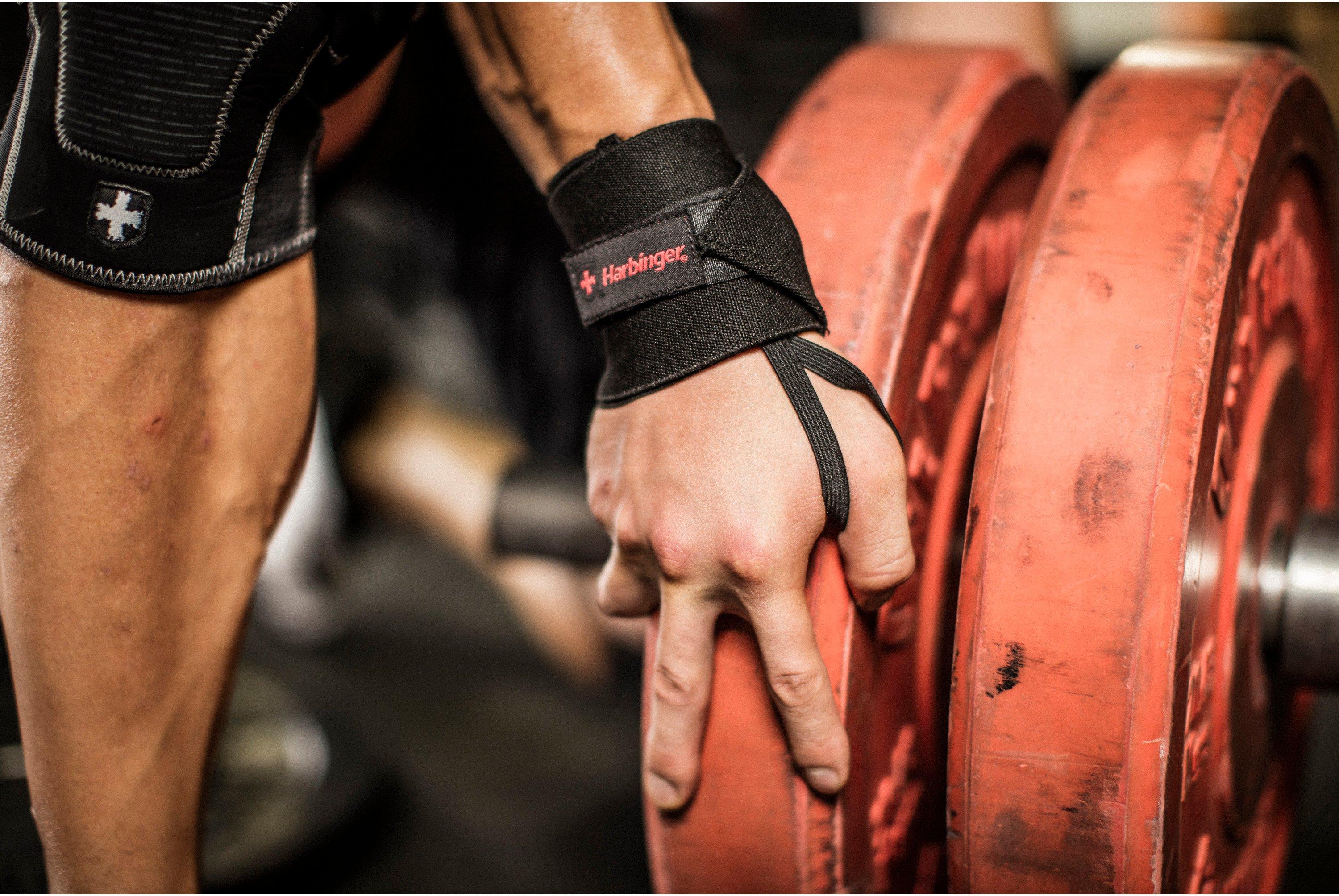 Káº¿t quáº£ hÃ¬nh áº£nh cho Harbinger Pro Thumb Loop Wrist Wraps