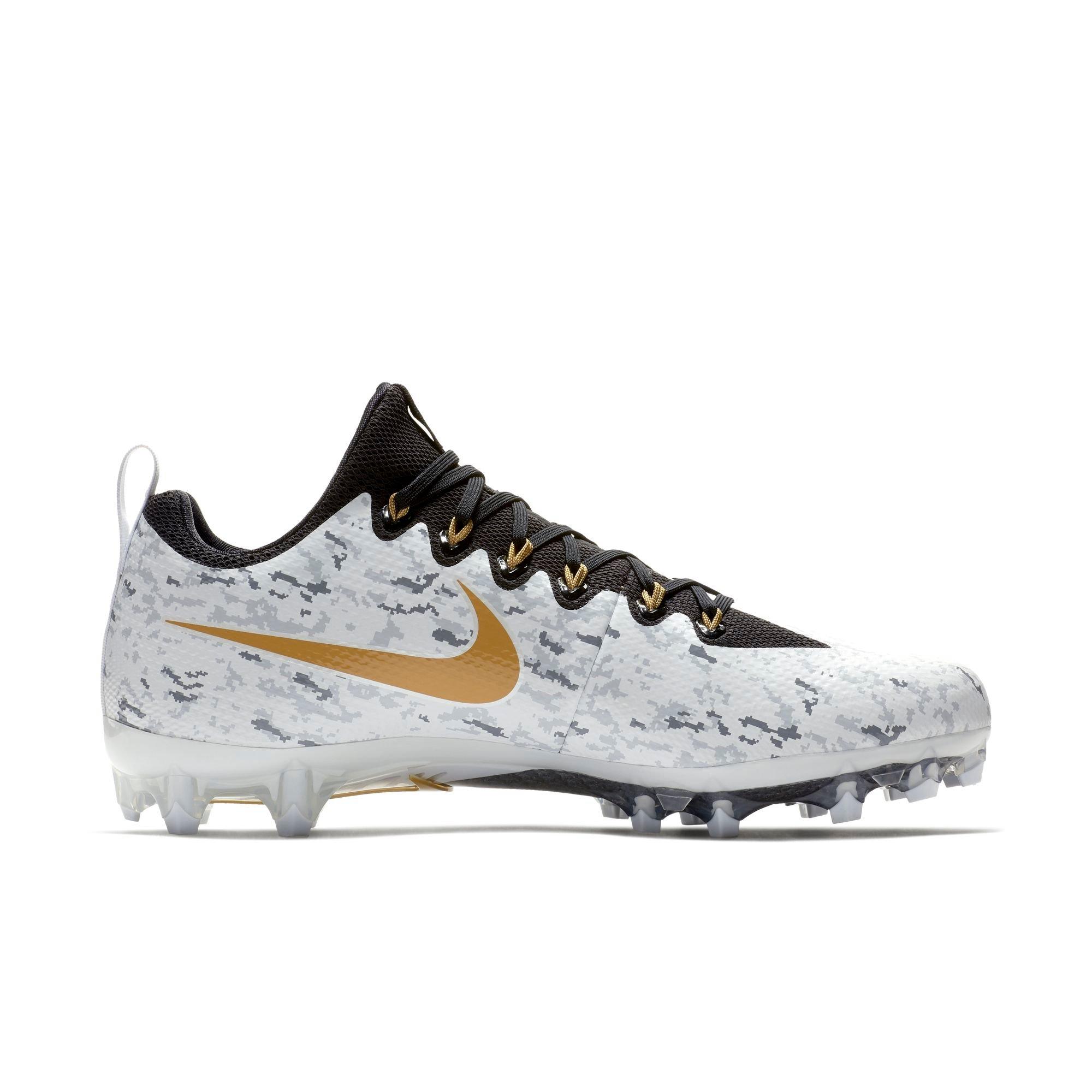 nike gold and black cleats