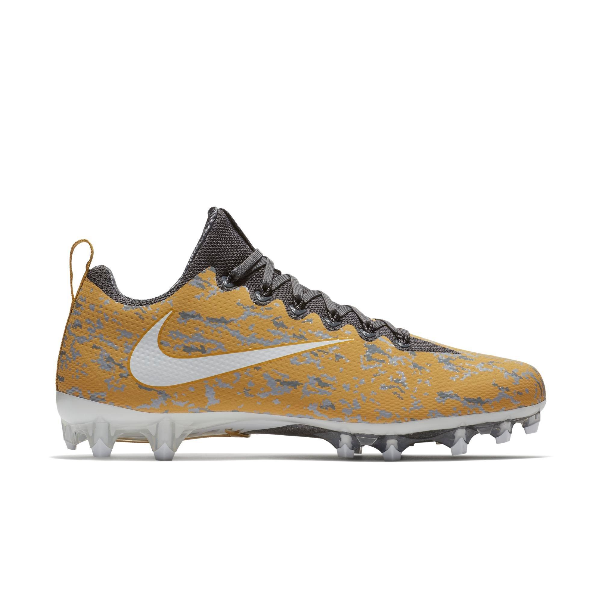 football cleats gold and black