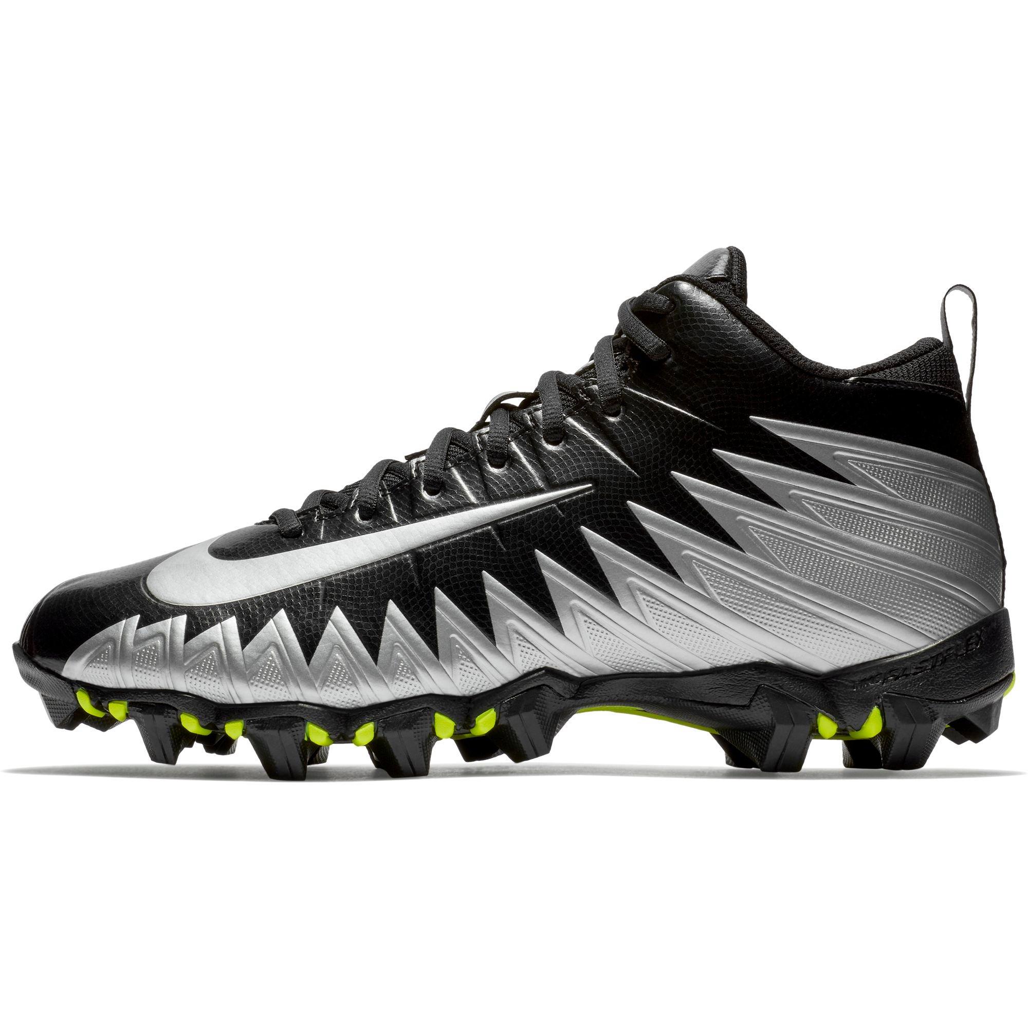 alpha menace 2 shark wide width mens football cleat