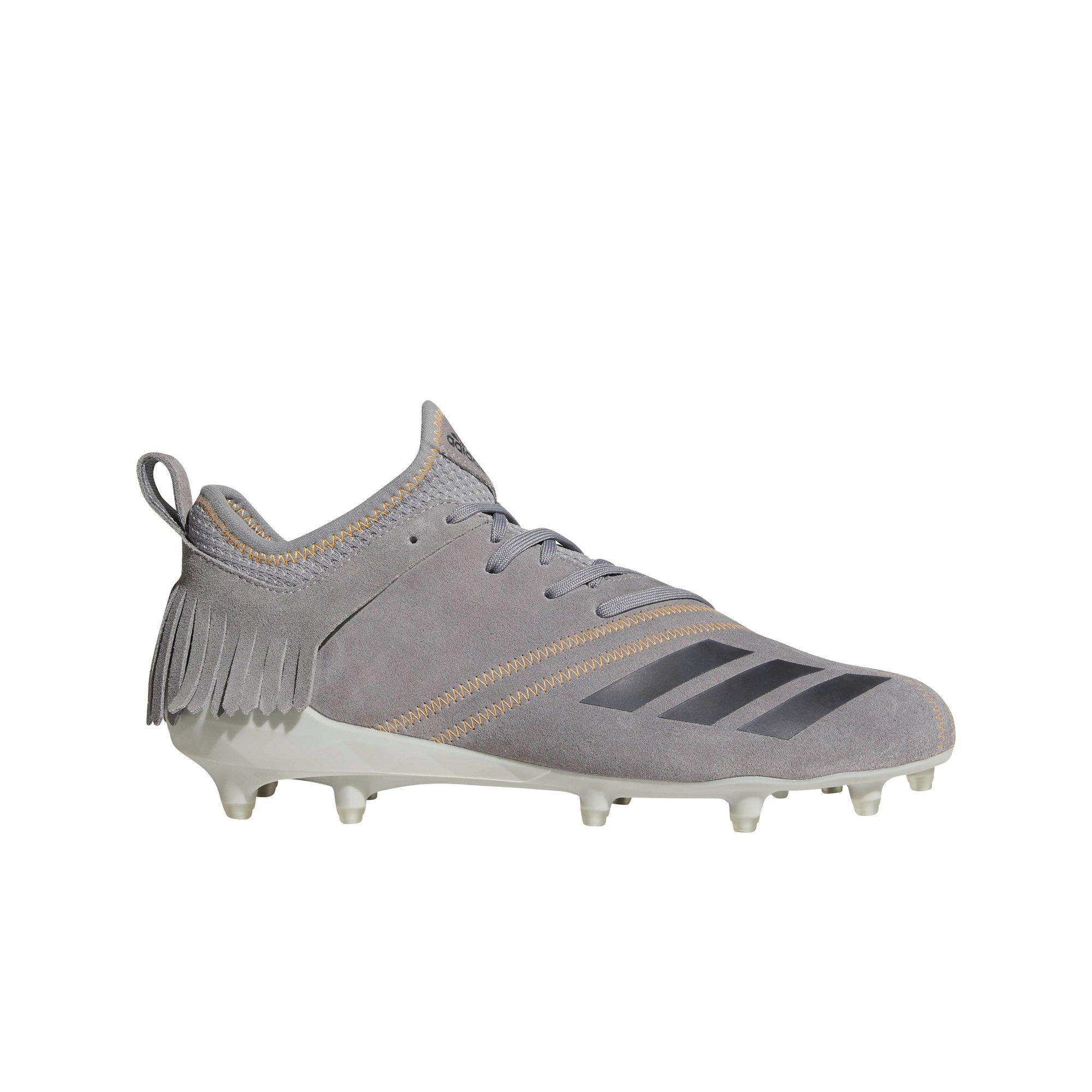 grey football cleats