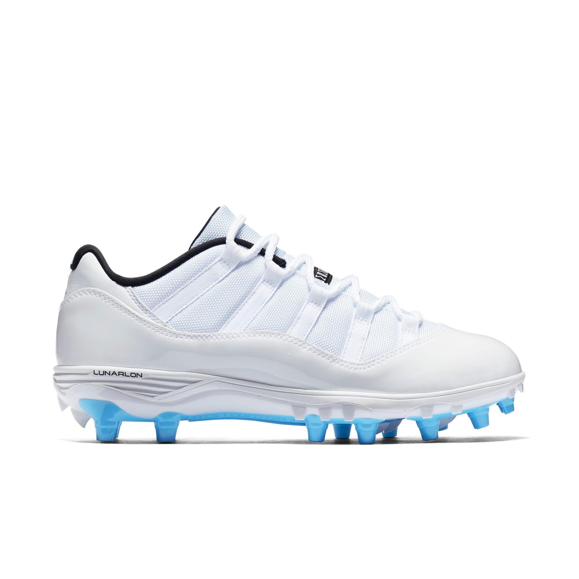 all white jordan cleats