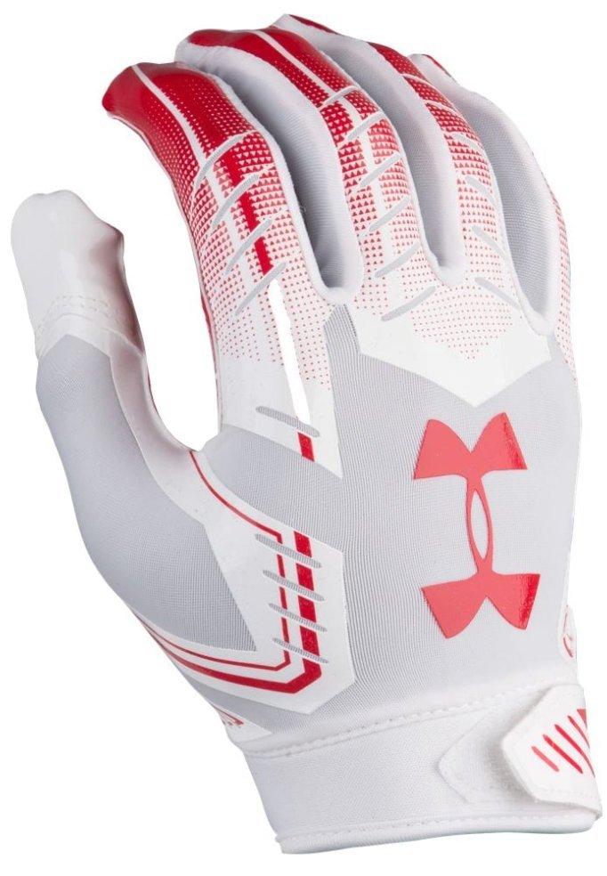 all red under armour gloves