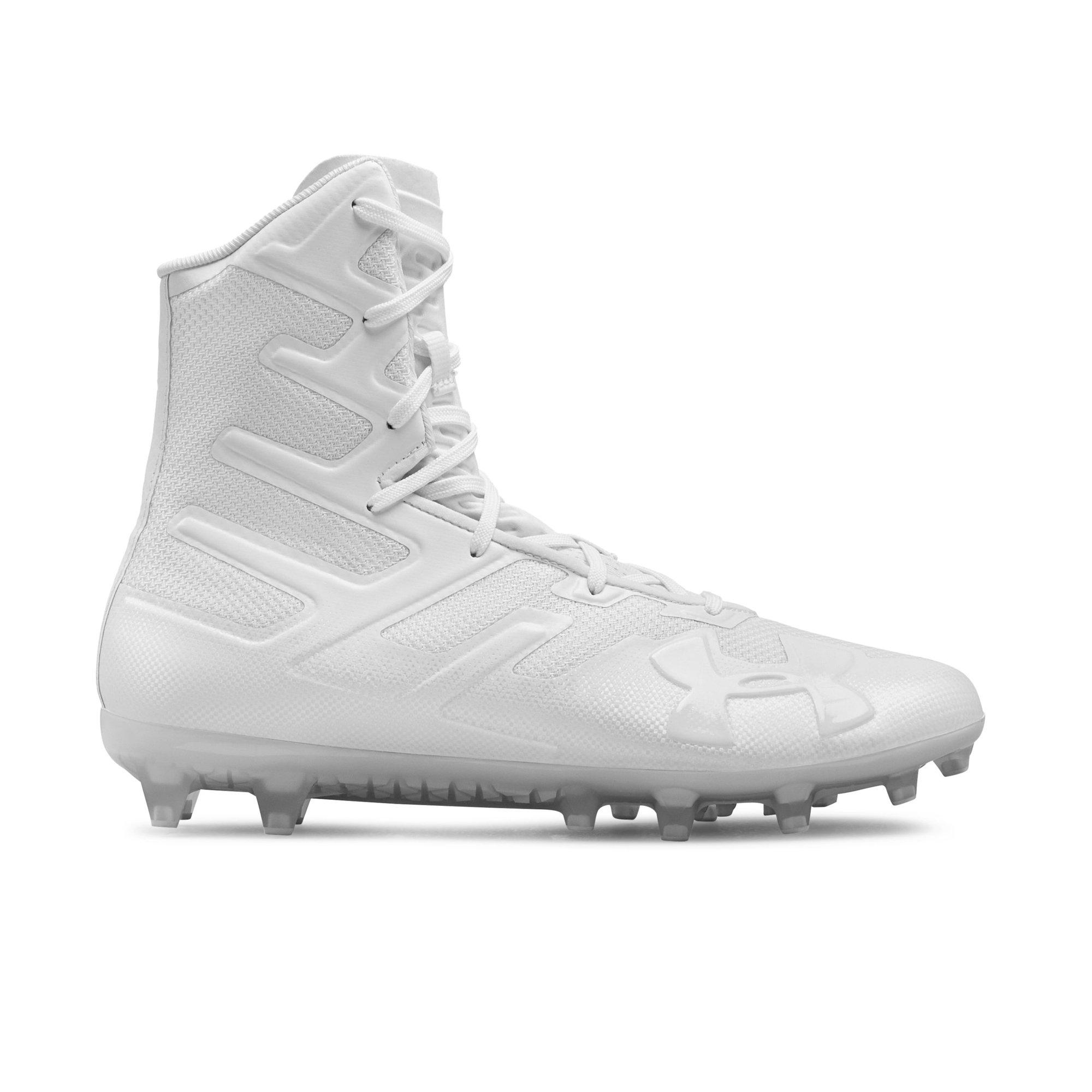 under armor high top football cleats