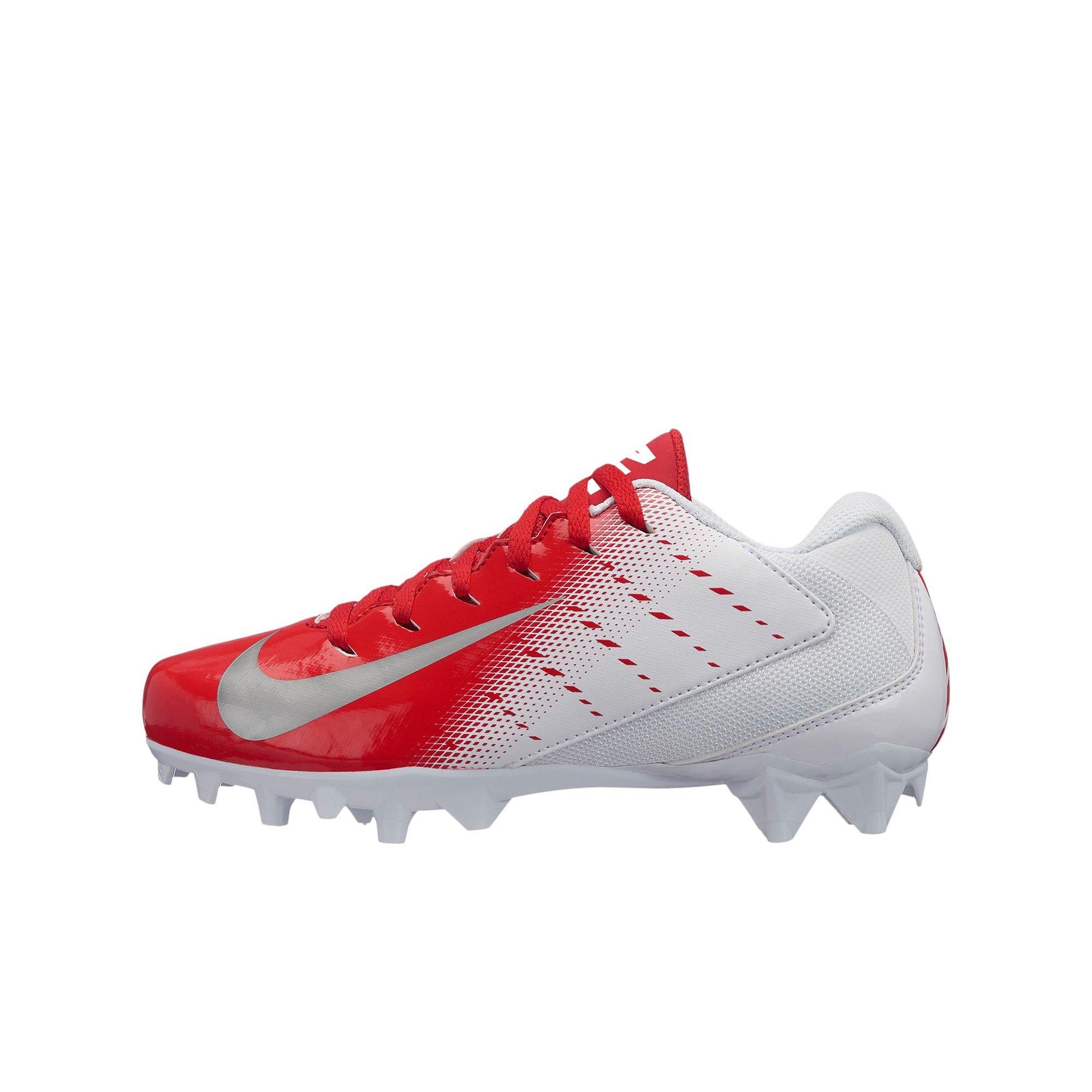 boys red football cleats