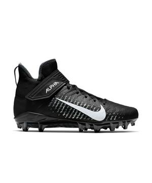 Nike Alpha Menace Pro 2 Mid Black White Men S Football Cleat