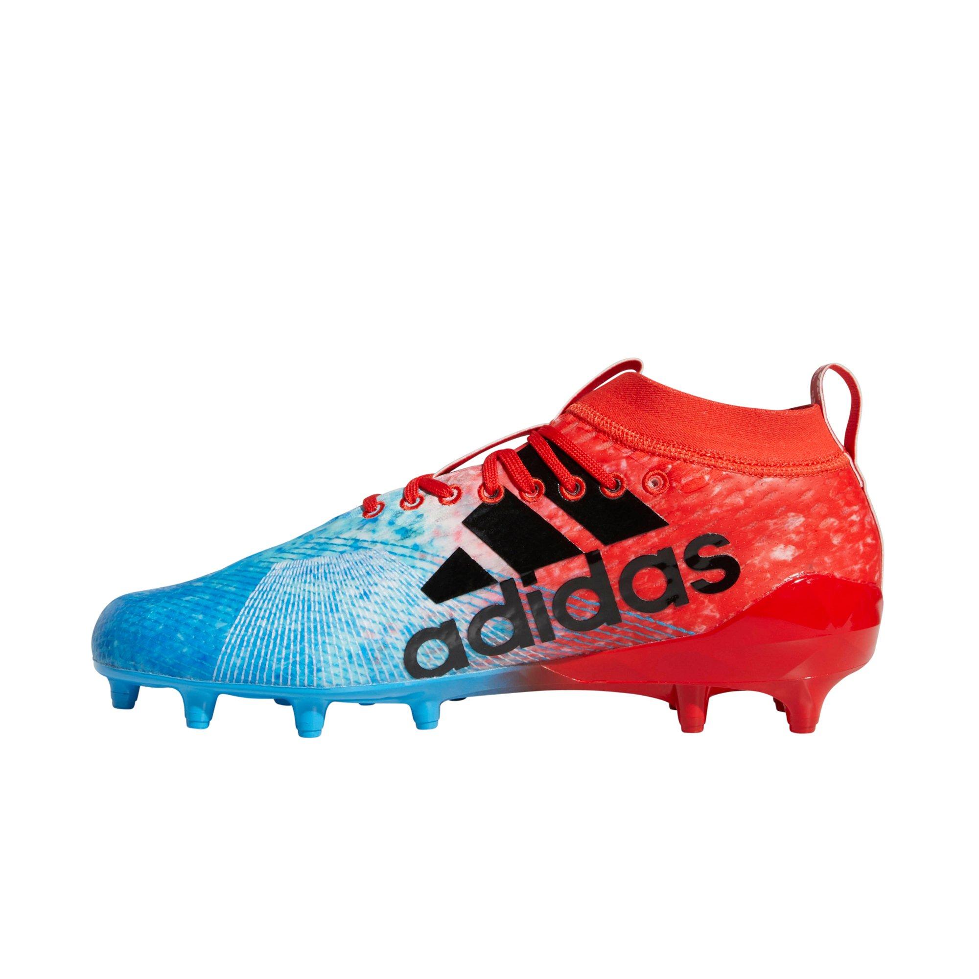 red adidas cleats with spikes