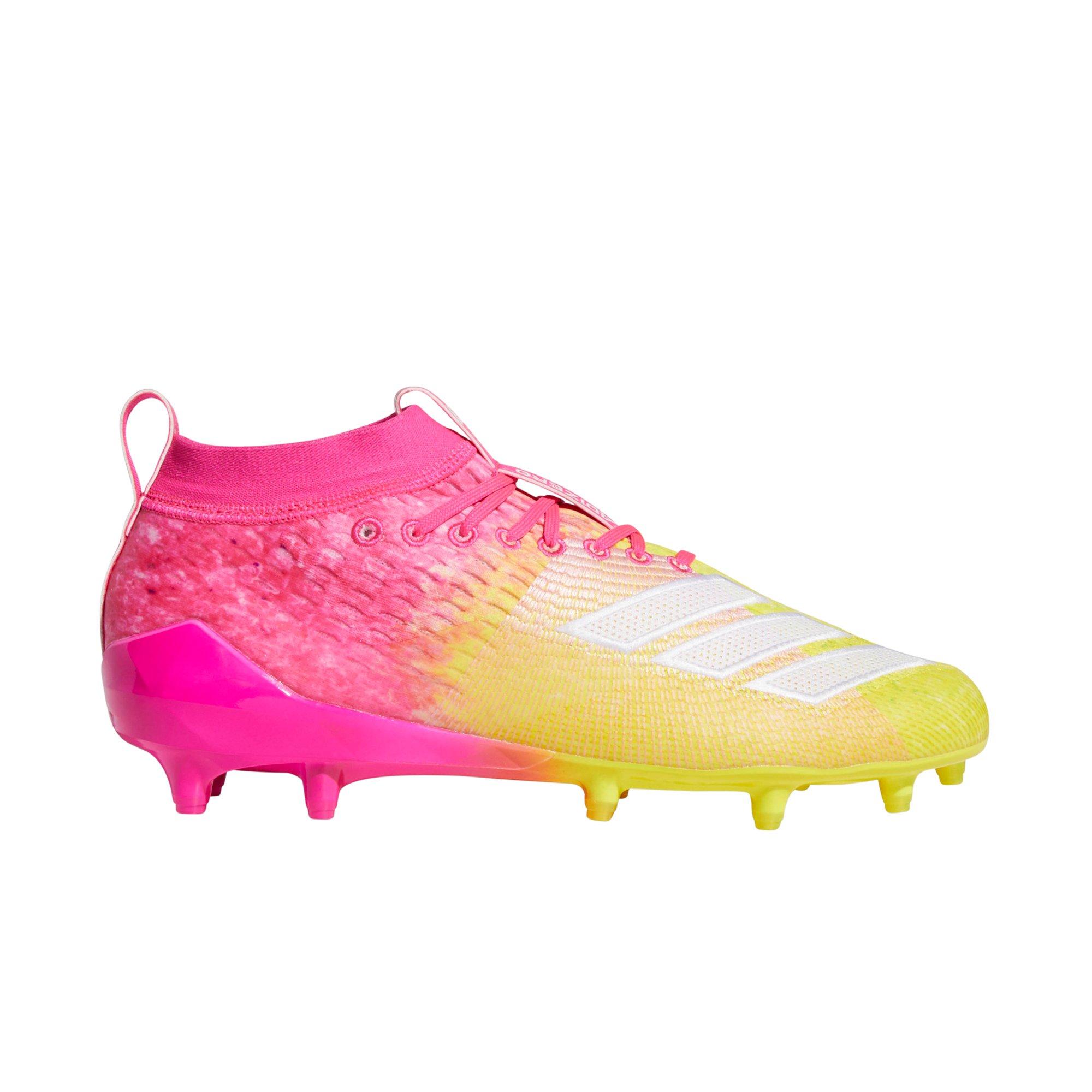 pink adidas cleats