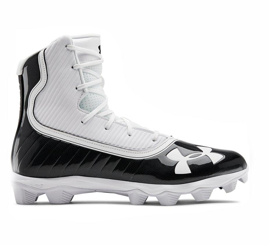 white high top cleats