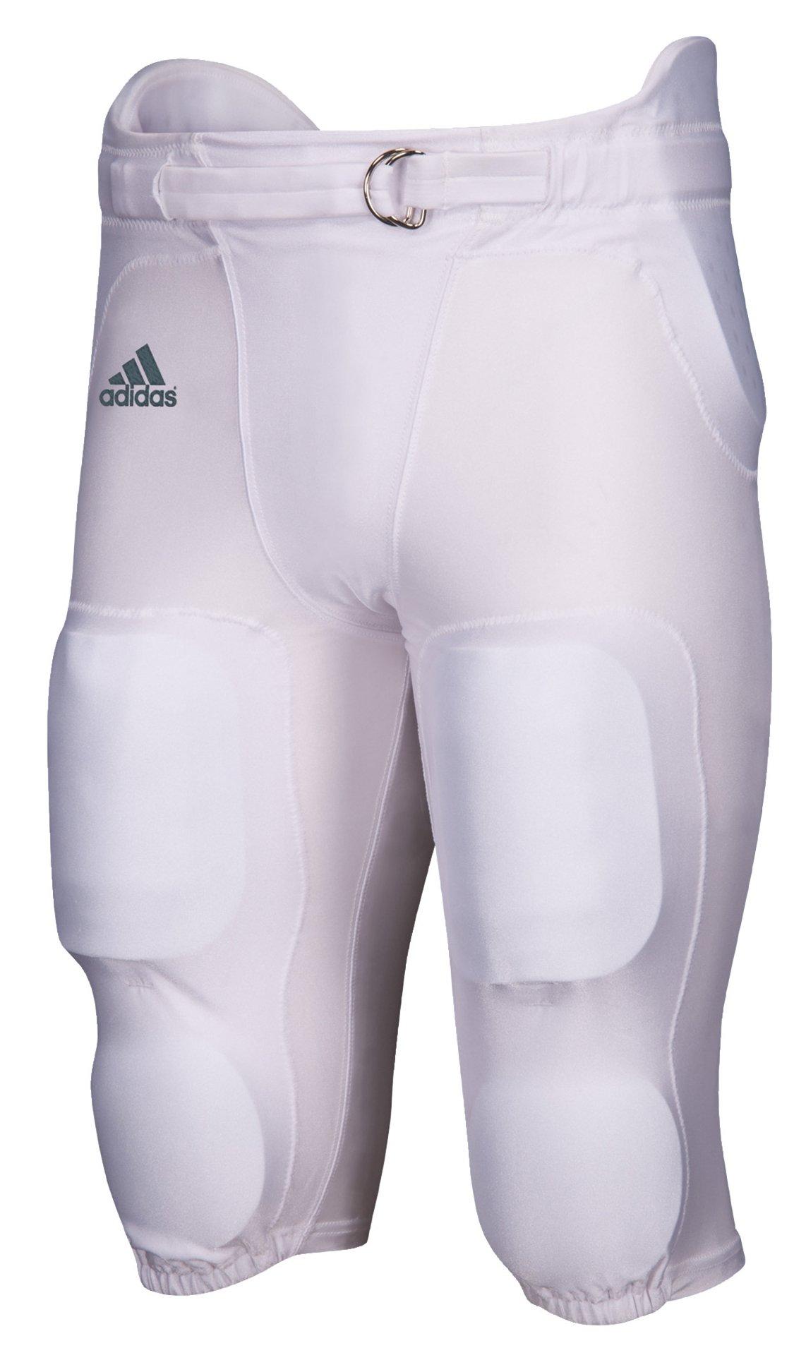 white adidas football pants