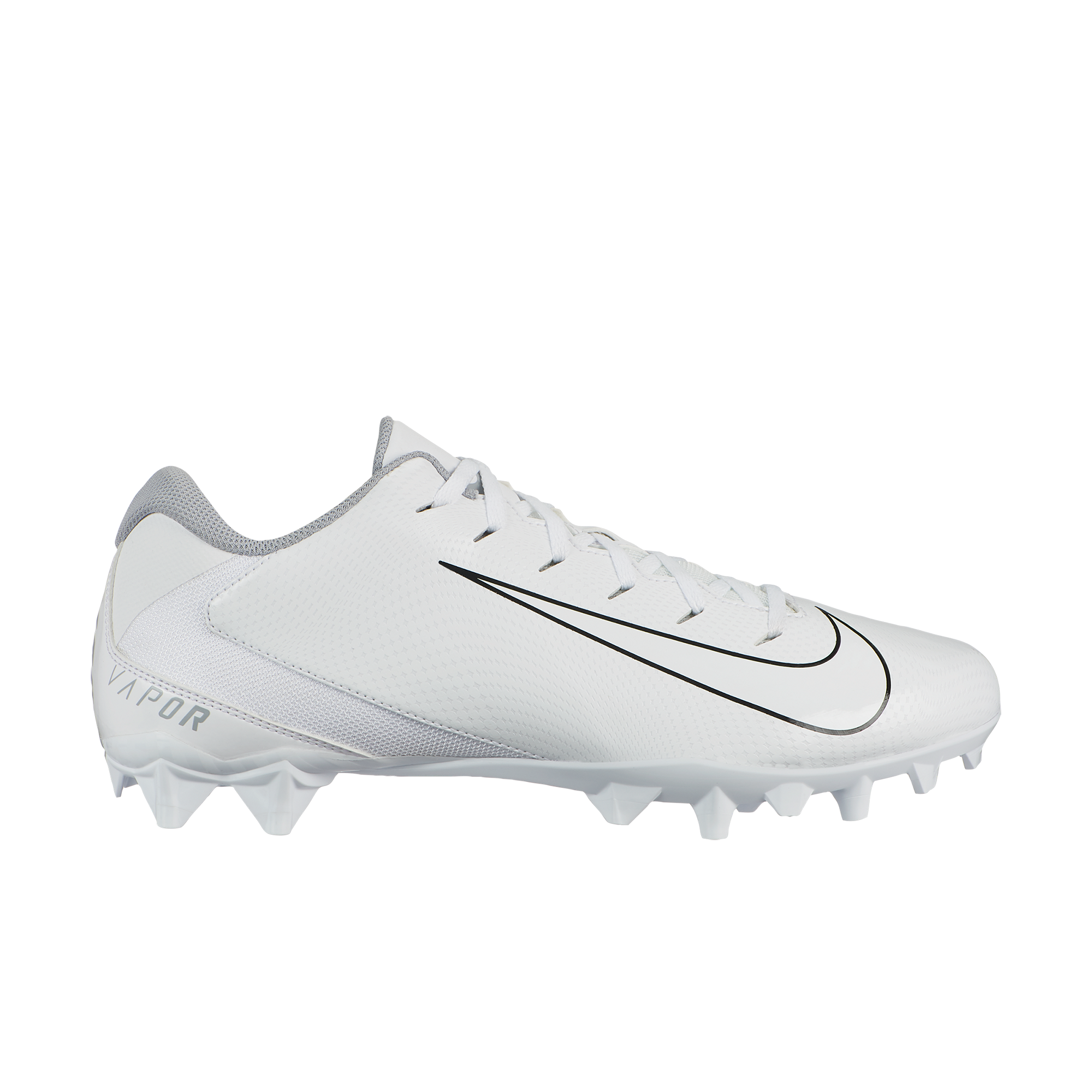 all white football cleats