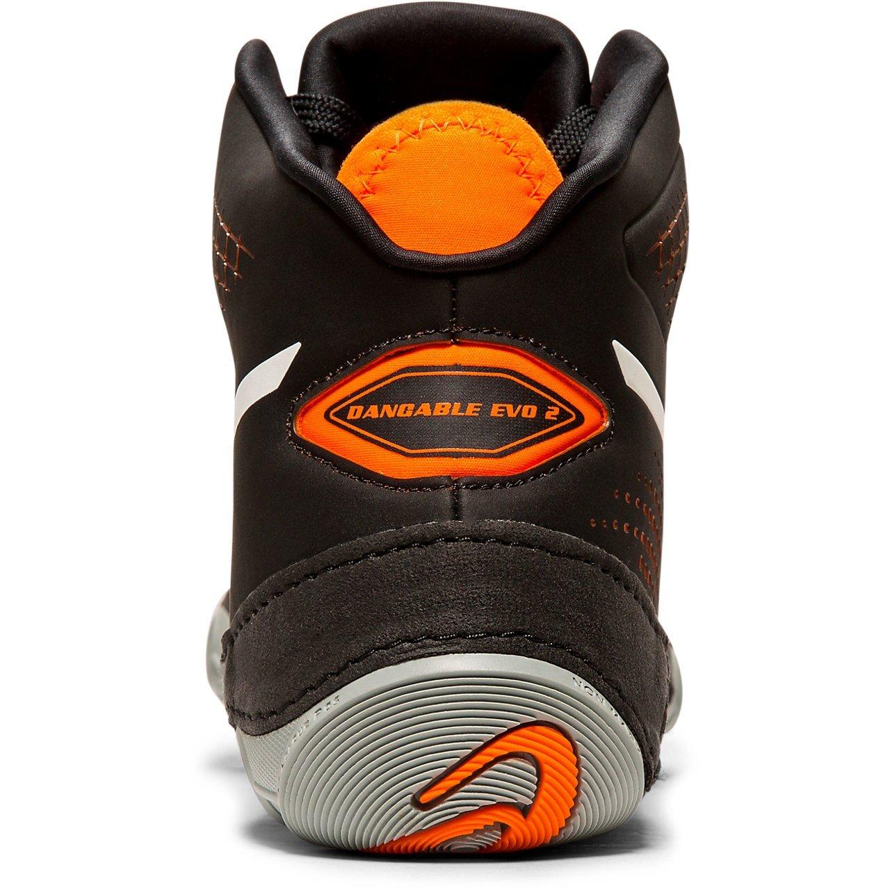 Asics Dan Gable Evo 2 Black Orange Men S Wrestling Shoe Hibbett City Gear