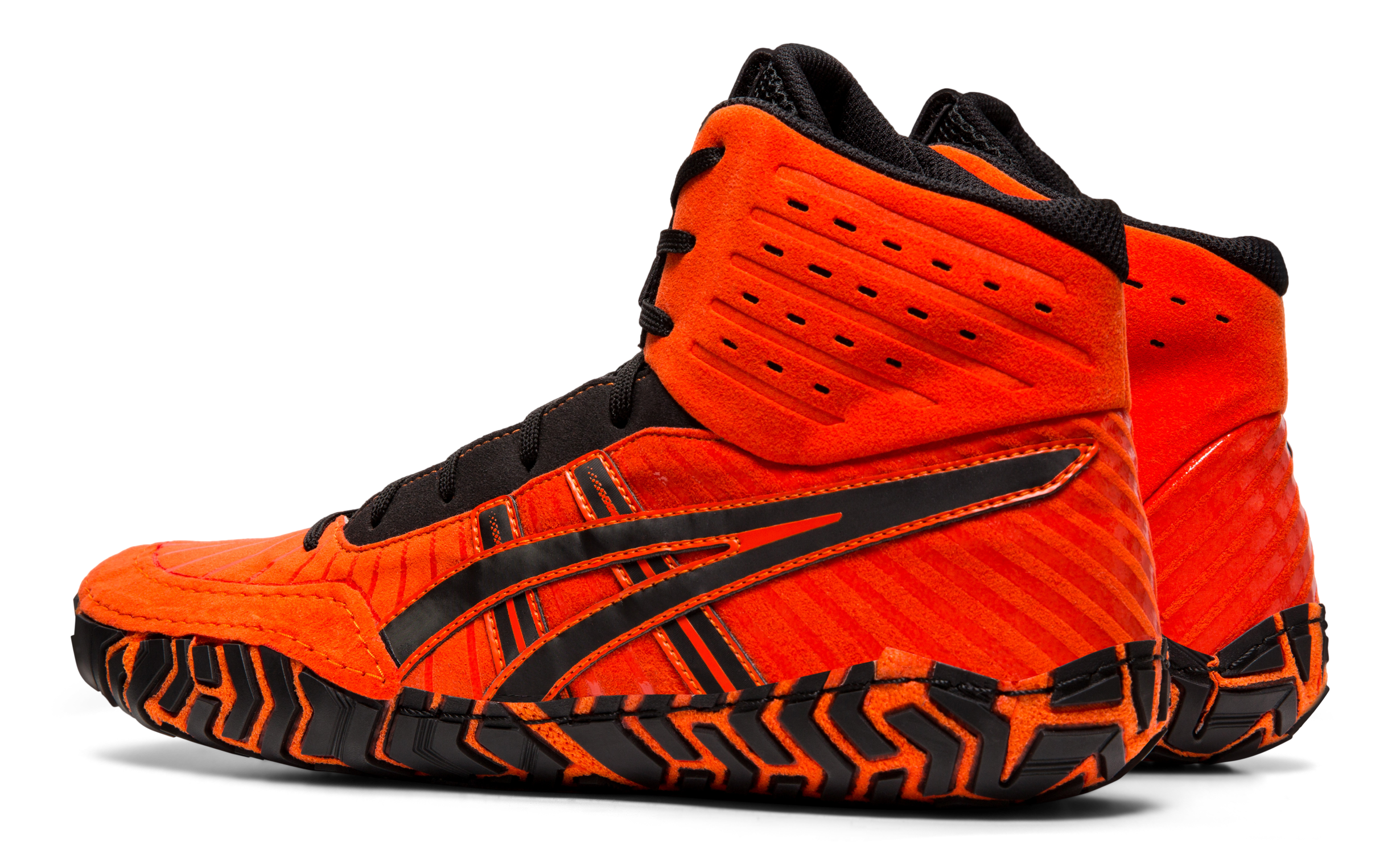 asics wrestling shoes orange