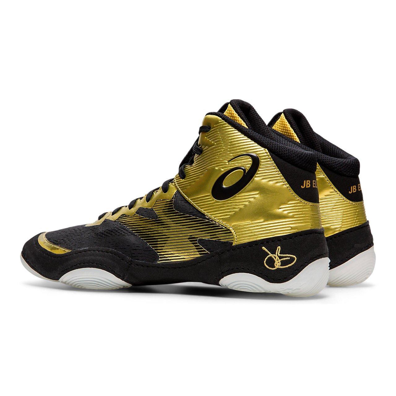 asics wrestling shoes black and gold
