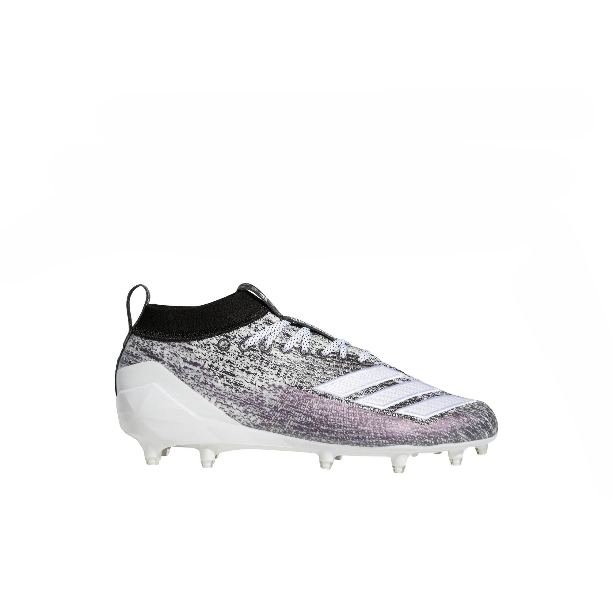 adidas football cleats black and white