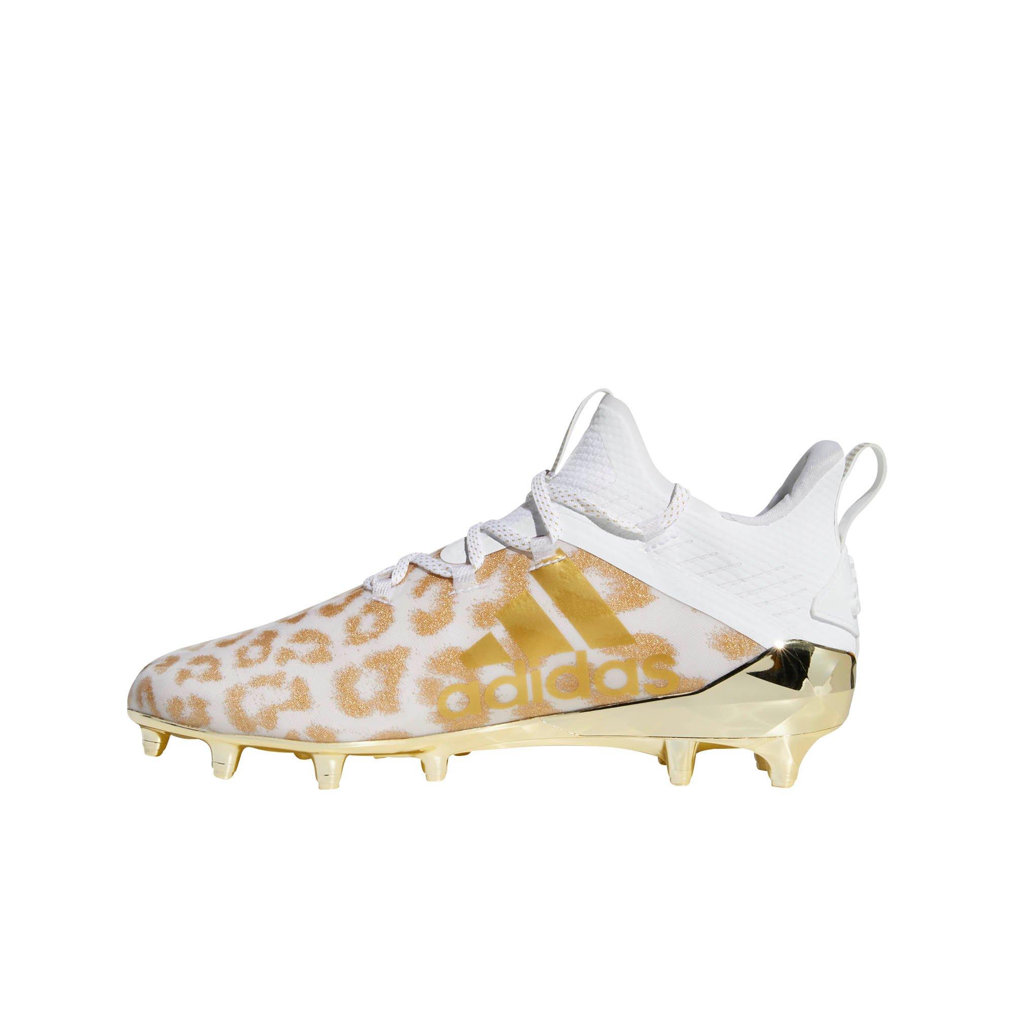 adidas white and gold football cleats