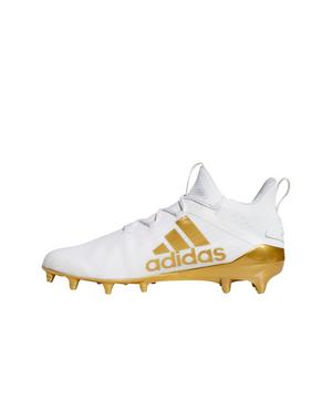 Adidas Adizero 9 0 White Gold Men S Football Cleats Hibbett