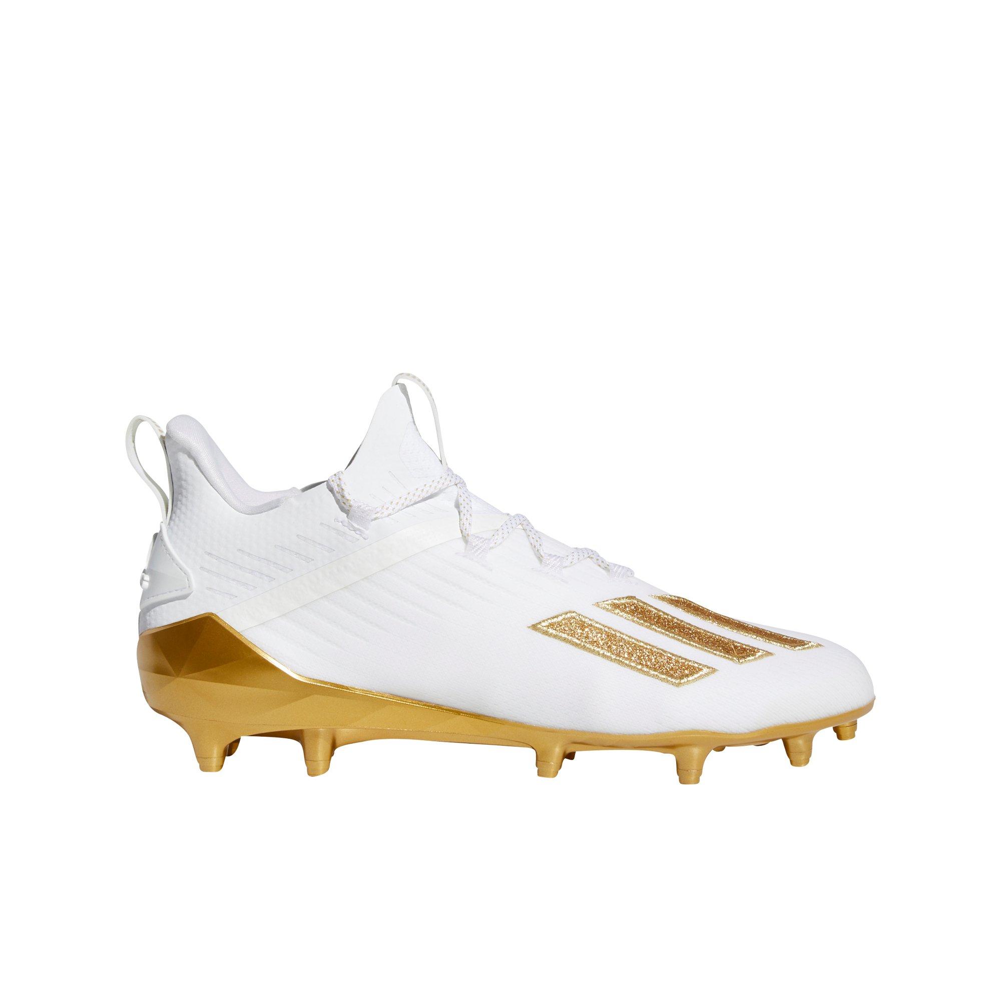 gold adidas football cleats