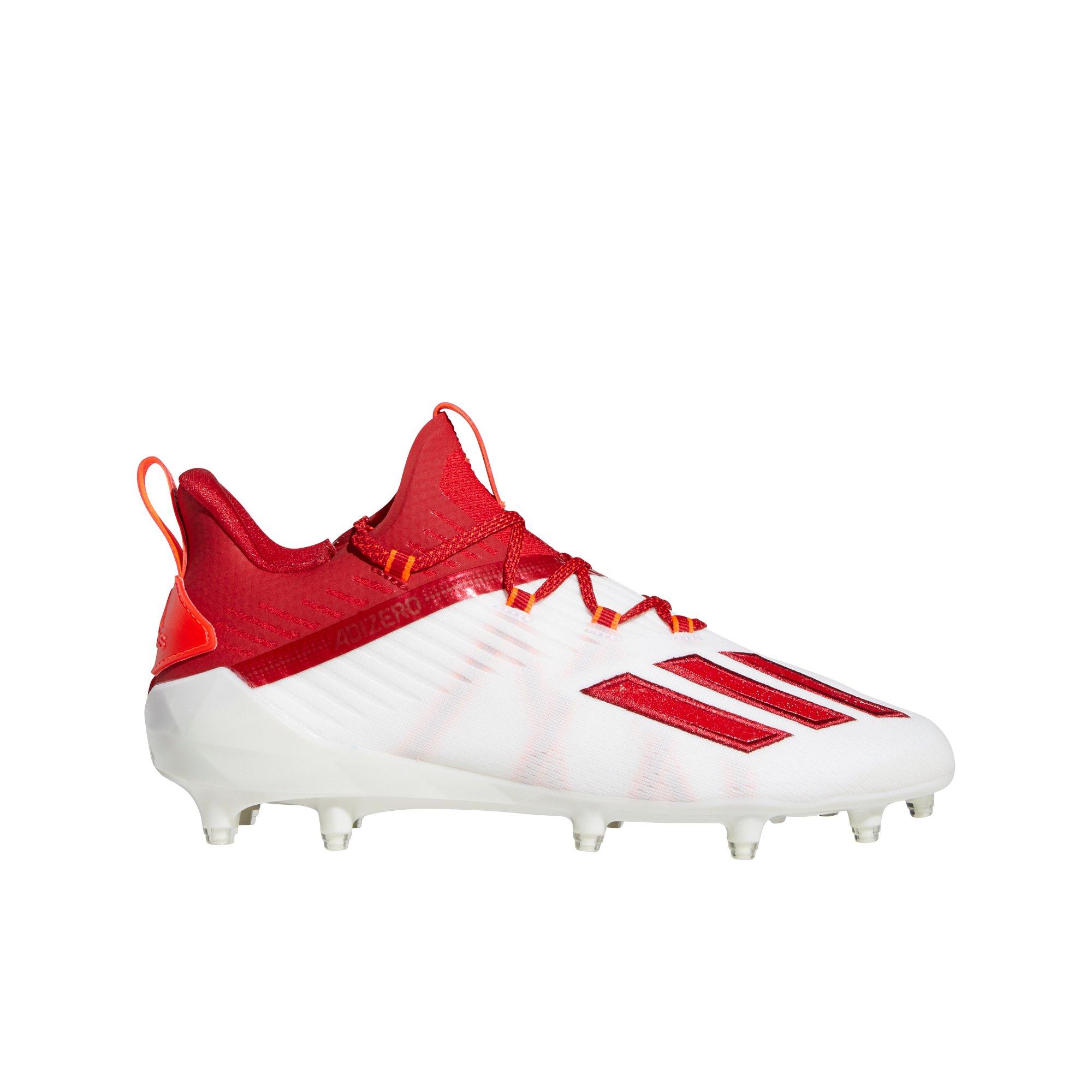 white adizero football cleats