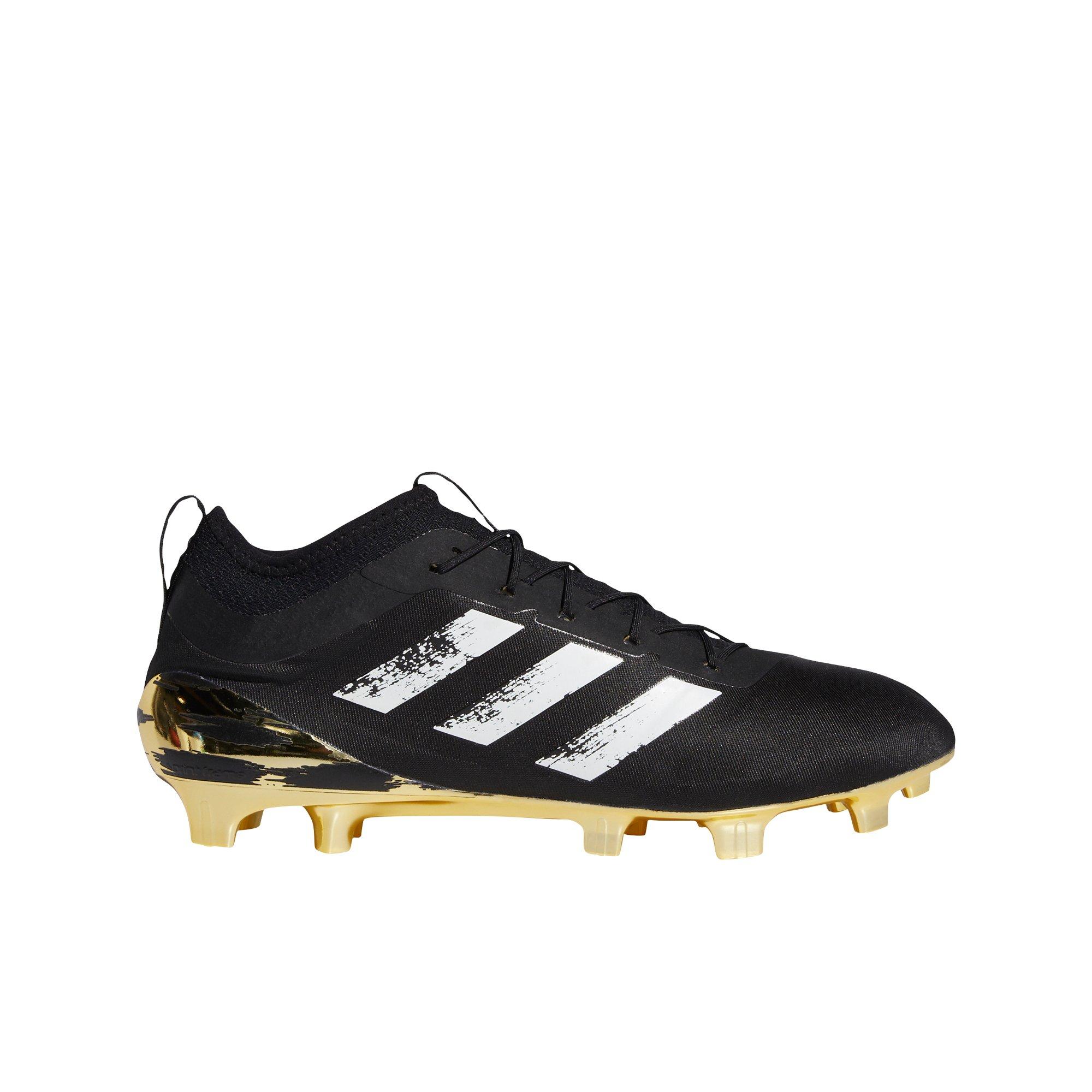 black and gold adidas football cleats