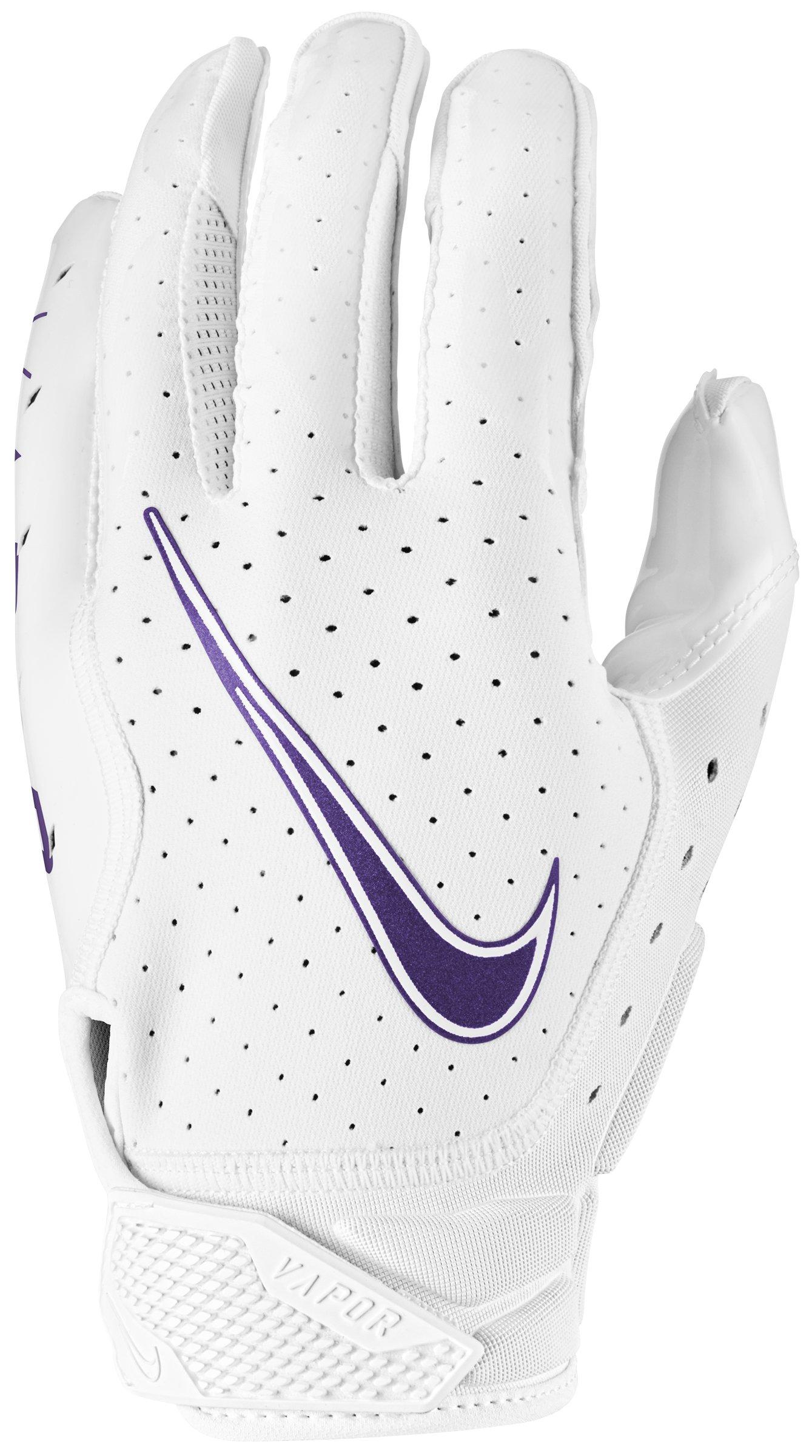 purple receiver gloves