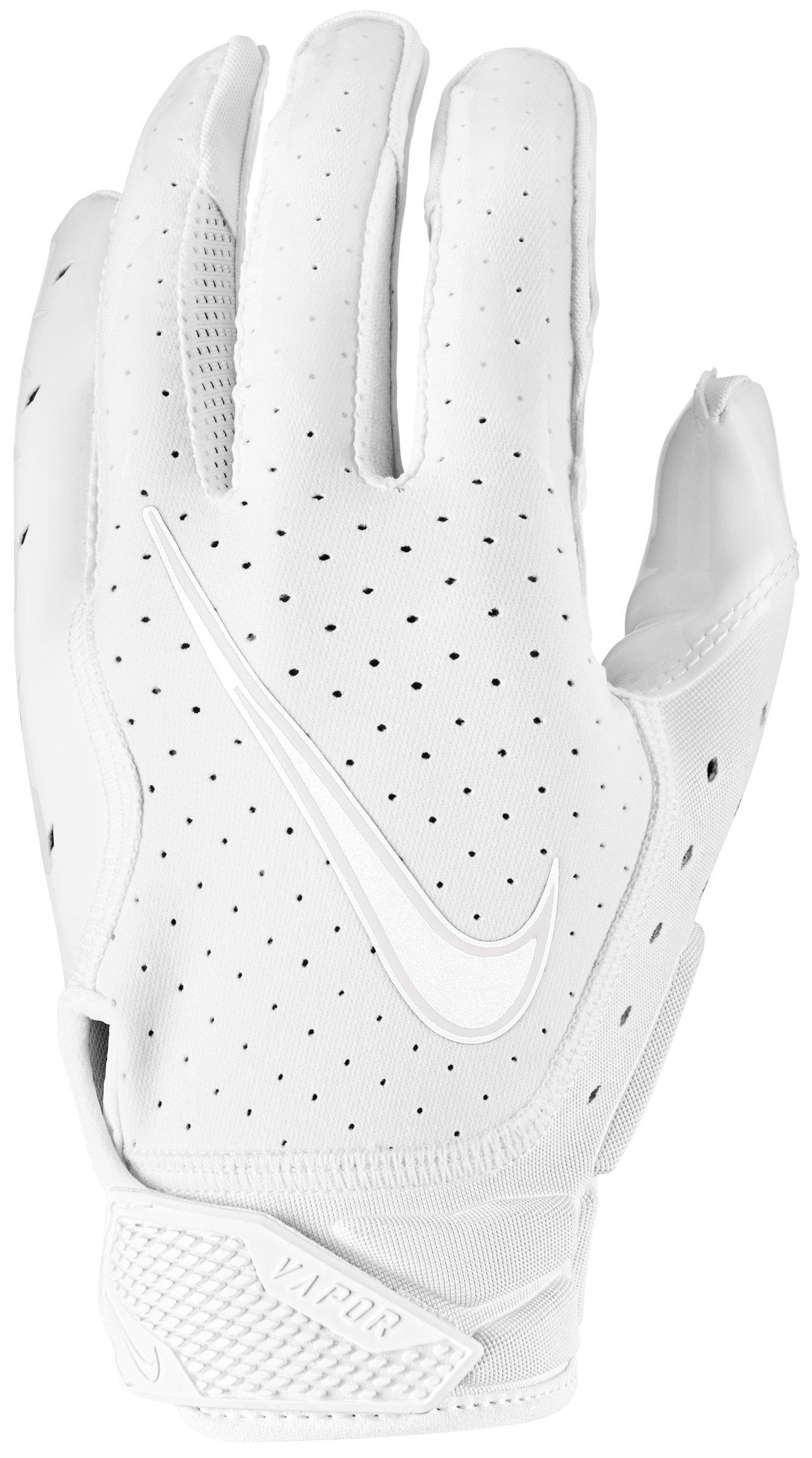 black and white football gloves