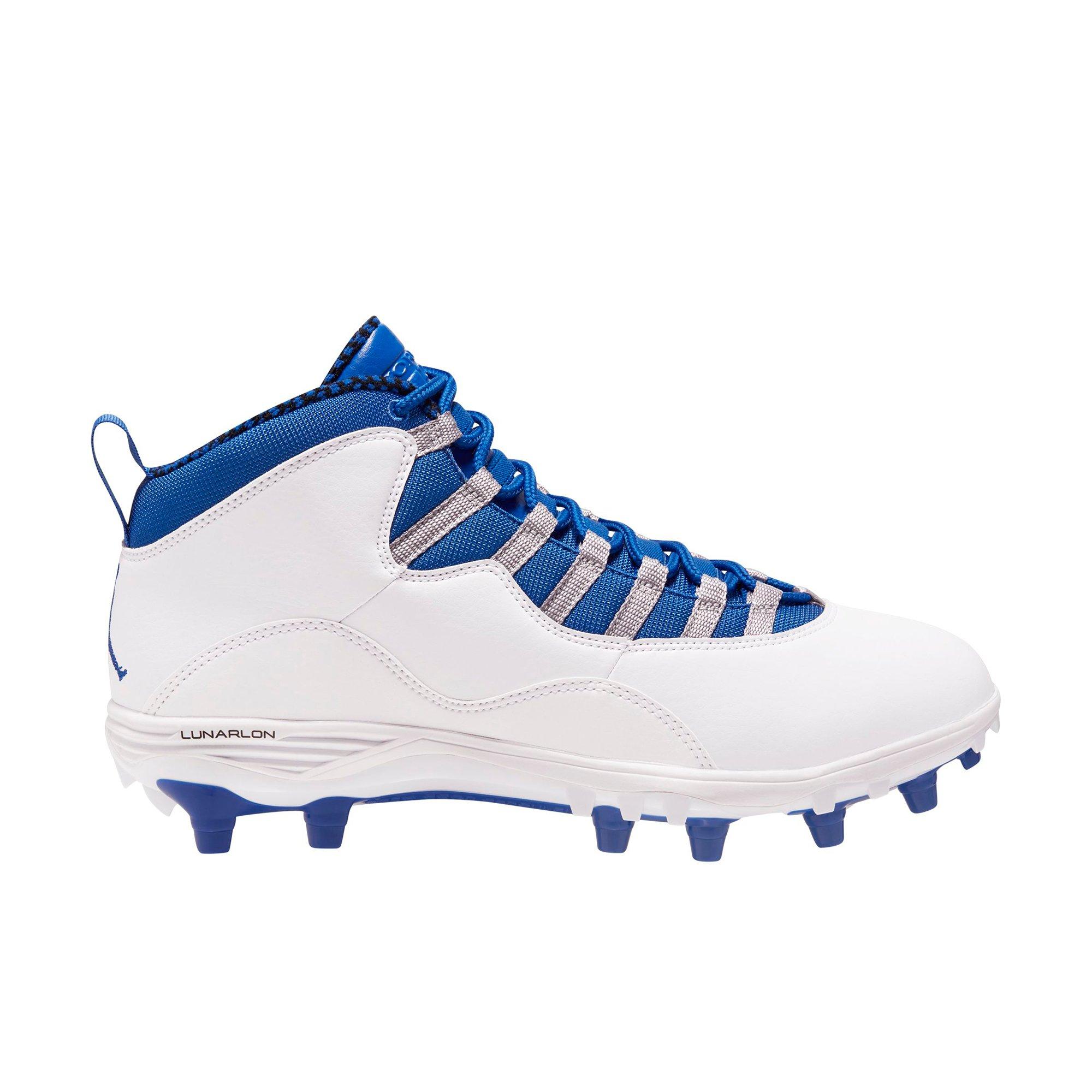 white jordan football cleats