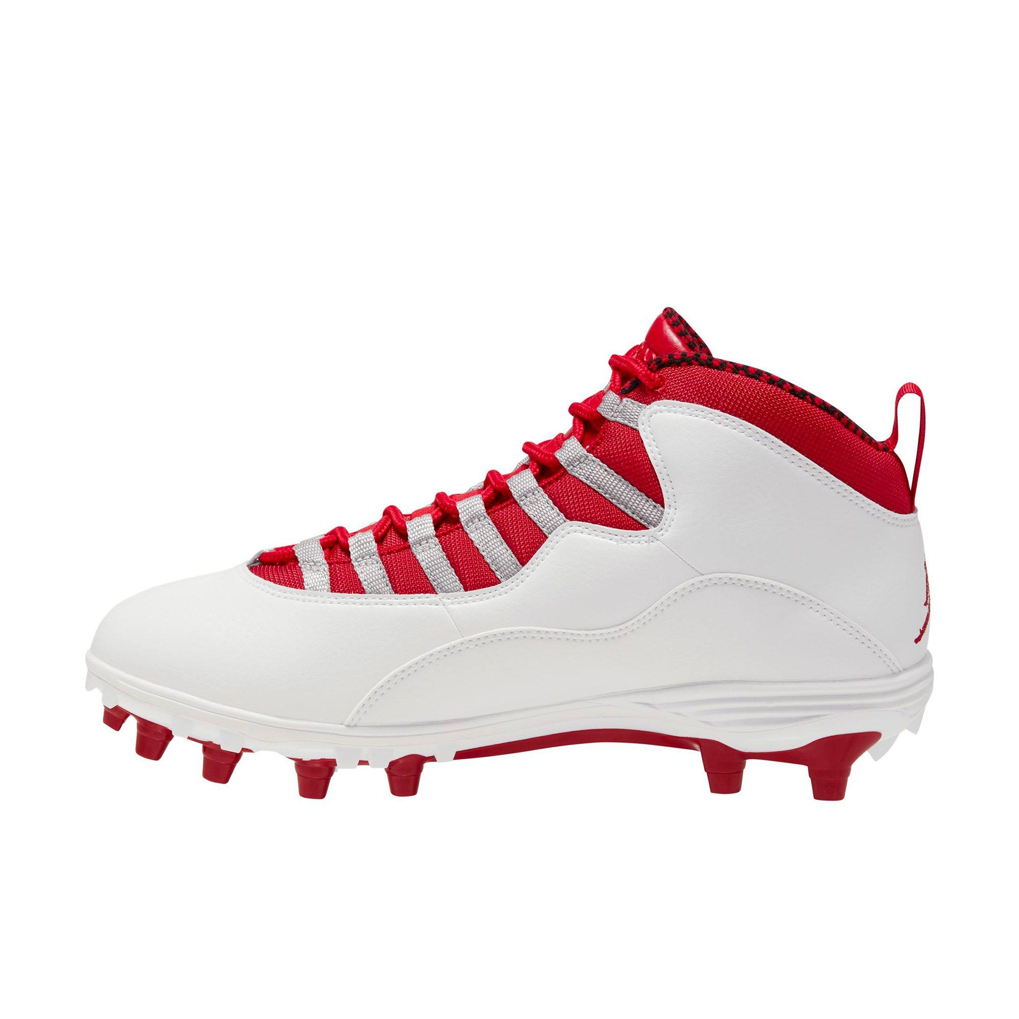 red jordan football cleats
