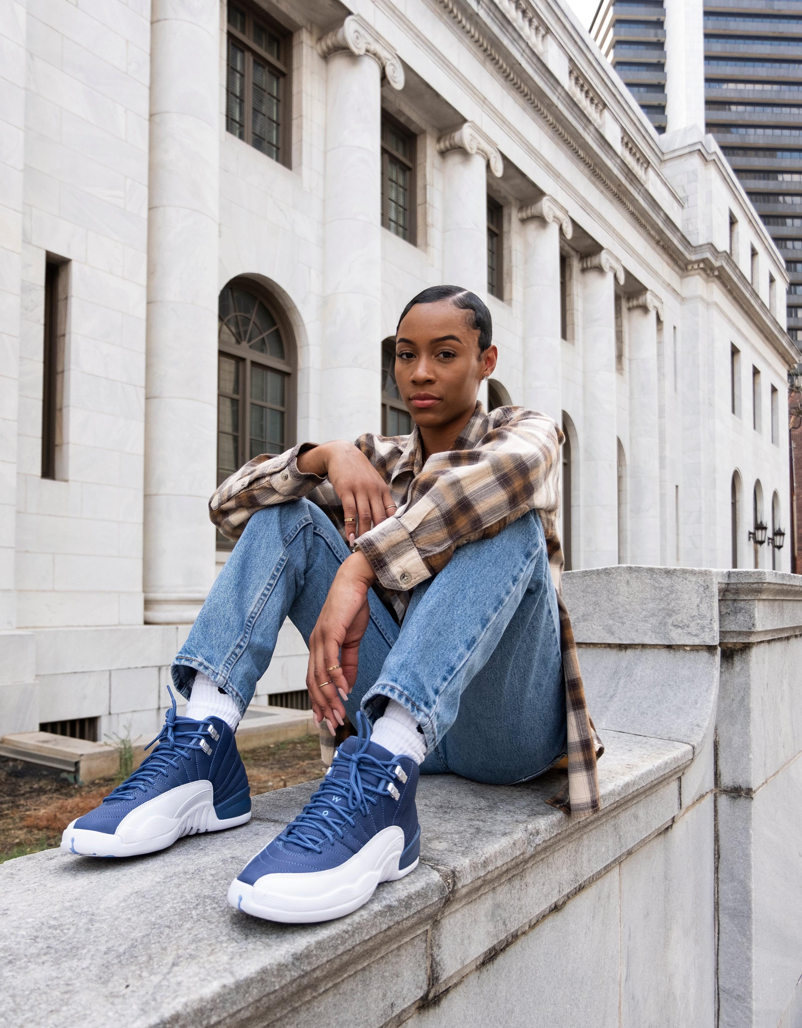 Sneakers Release – Jordan 12 Retro “Stone Blue” Men's and Kids ...