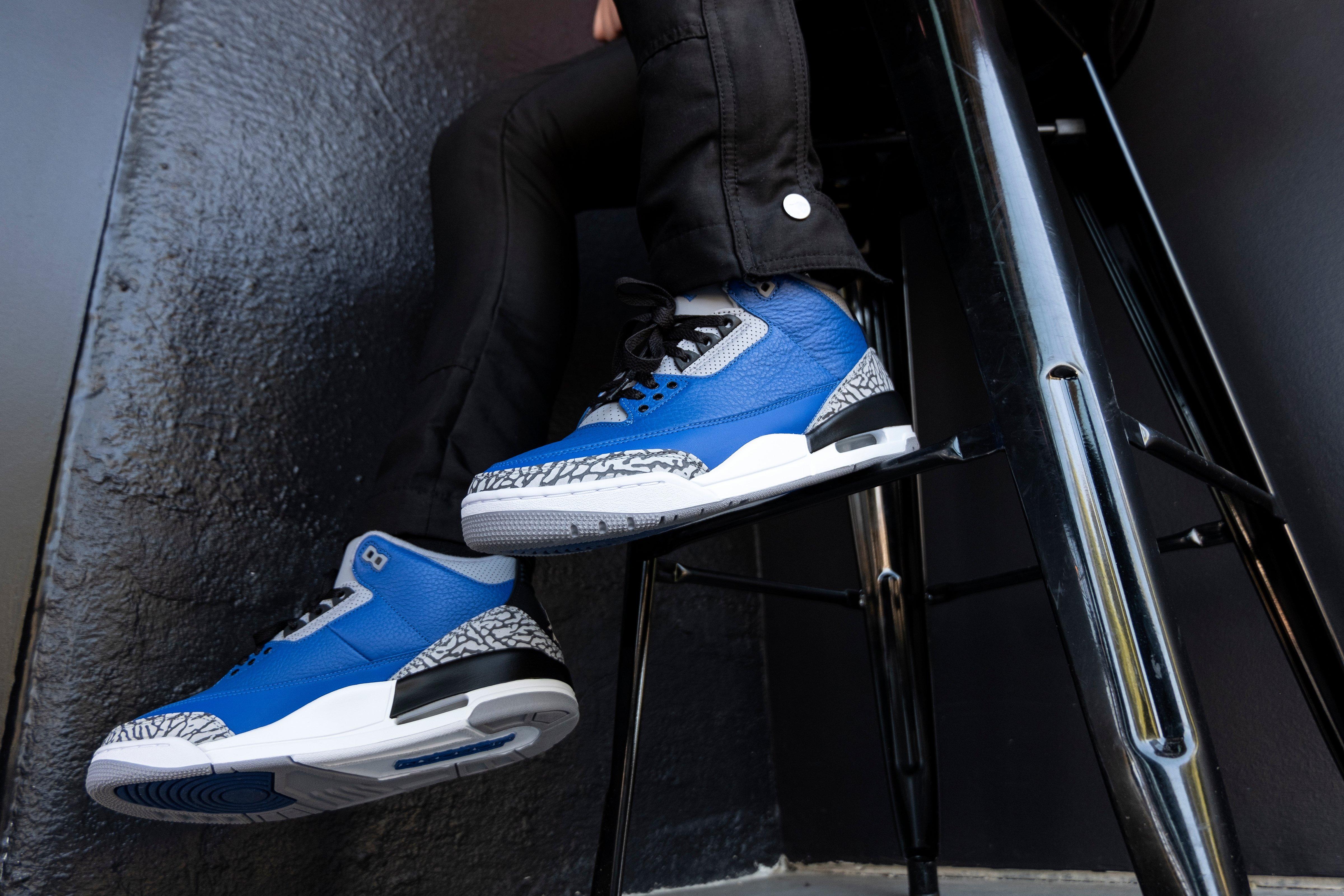 jordan 3 black blue cement