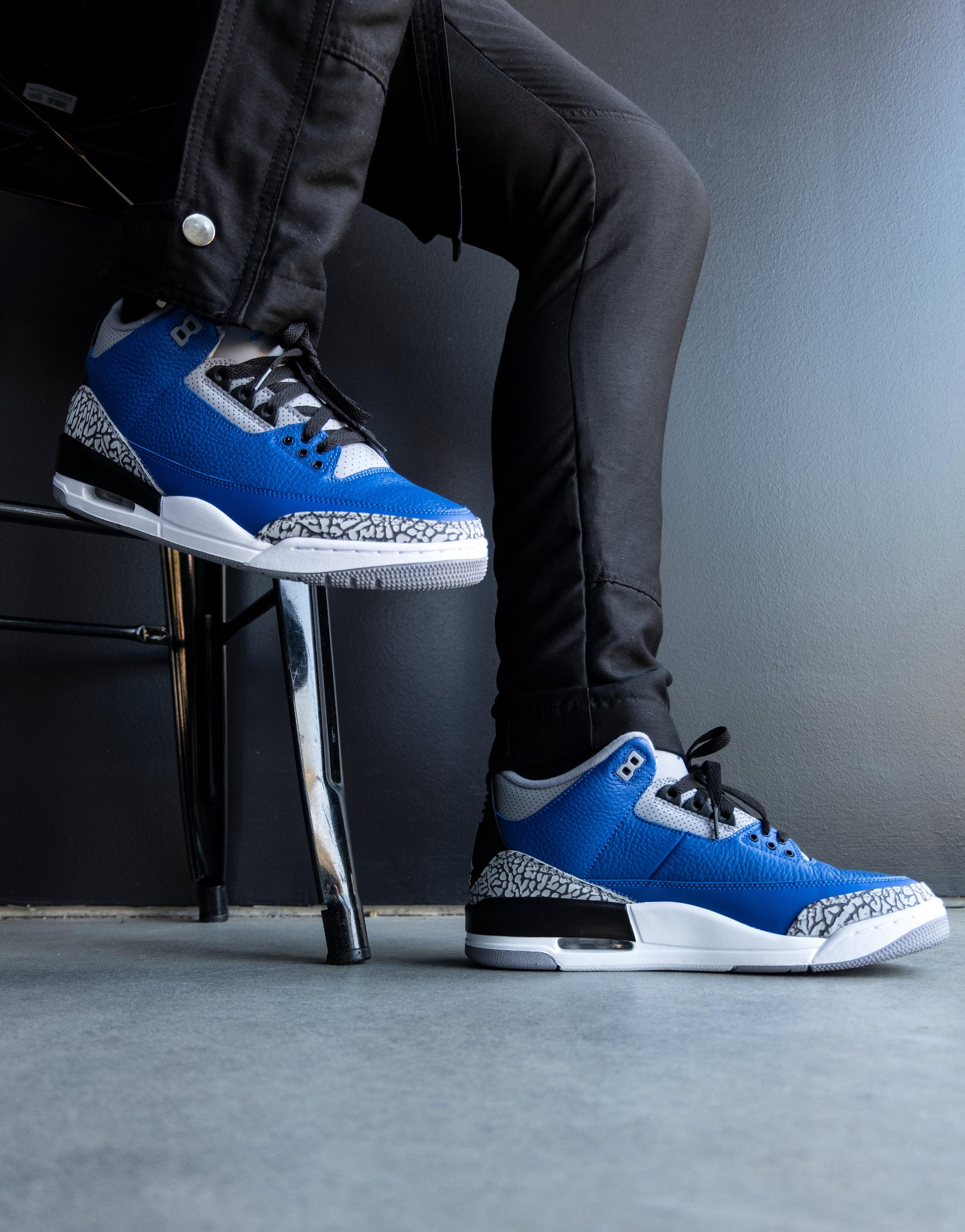 medley Seaport glas Sneakers Release – Jordan 3 Retro “Blue Cement” Varsity Royal/Cement Grey  Men's Basketball Shoe