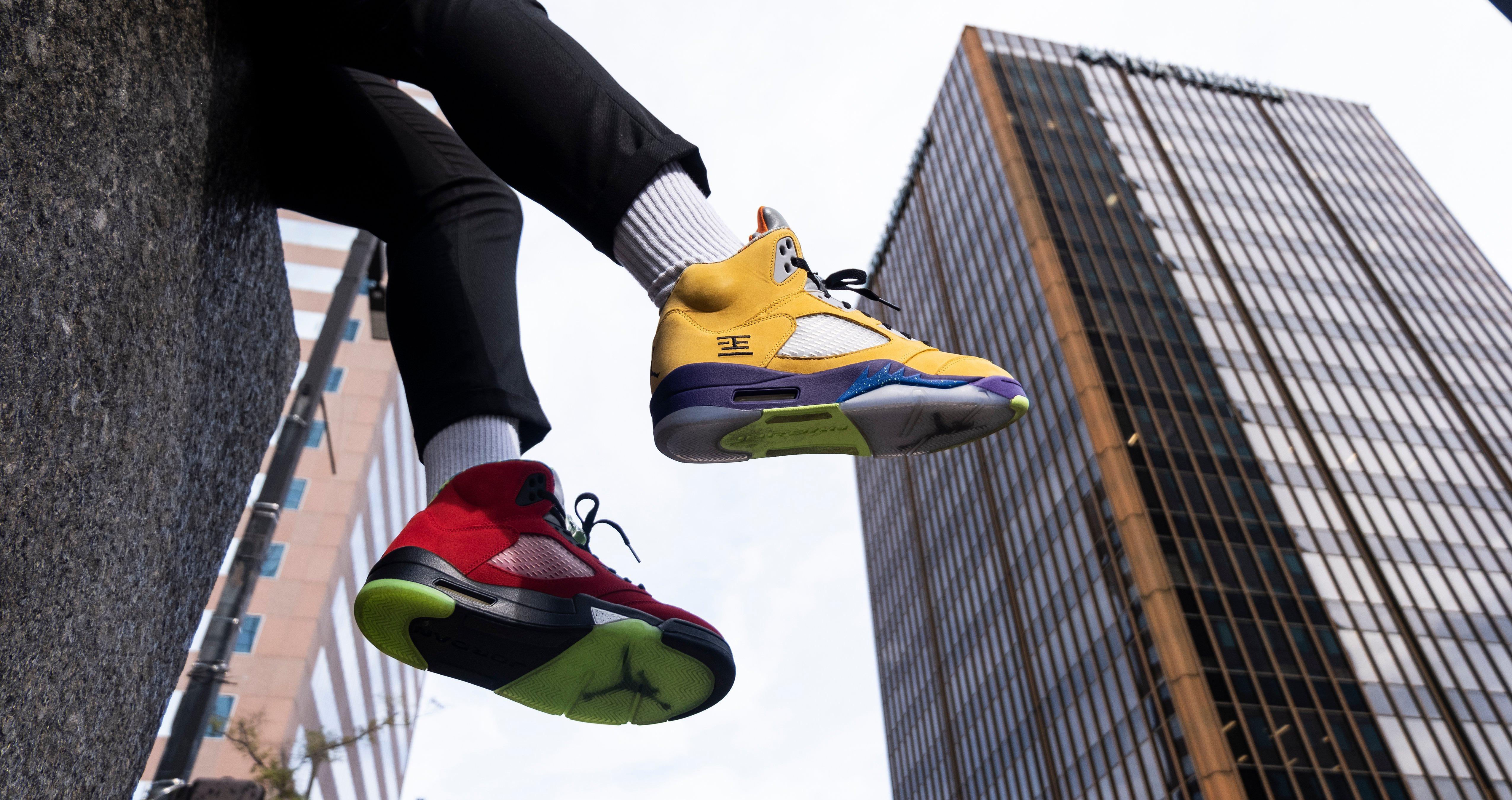 Jordan 5 Retro SE "What The" Men's and Kids' Basketball Shoe
