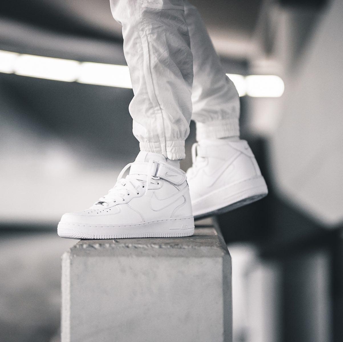 city gear white air force ones